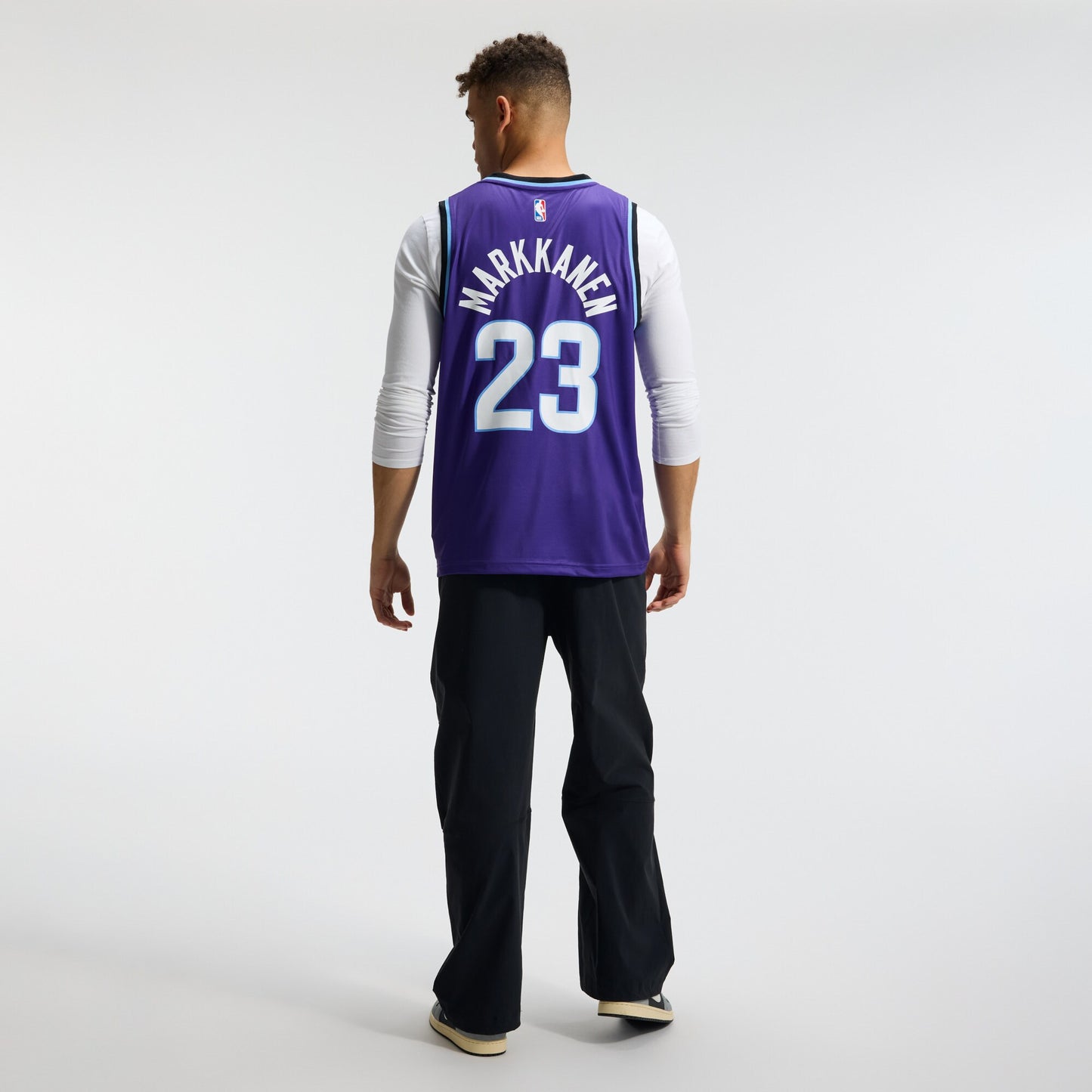 Men's Utah Jazz Lauri Markkanen Fanatics Purple Fast Break Replica Jersey - Icon Edition