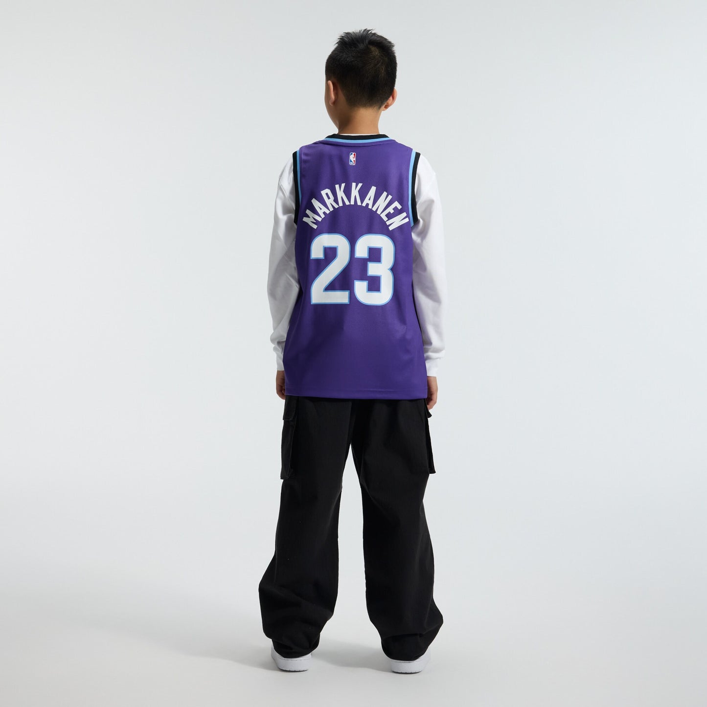 Youth Utah Jazz Lauri Markkanen Fanatics Purple Fast Break Replica Jersey - Icon Edition