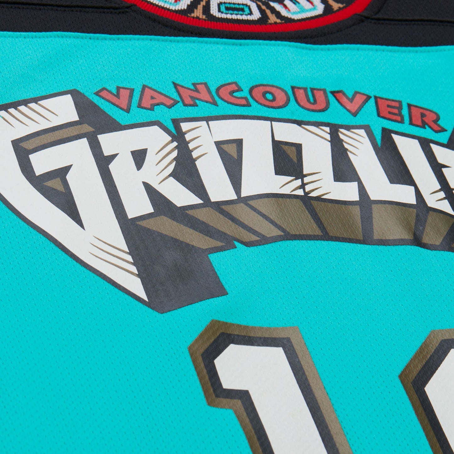 Unisex Vancouver Grizzlies Mike Bibby Mitchell & Ness Turquoise Maxxed Out Fashion Hockey Jersey