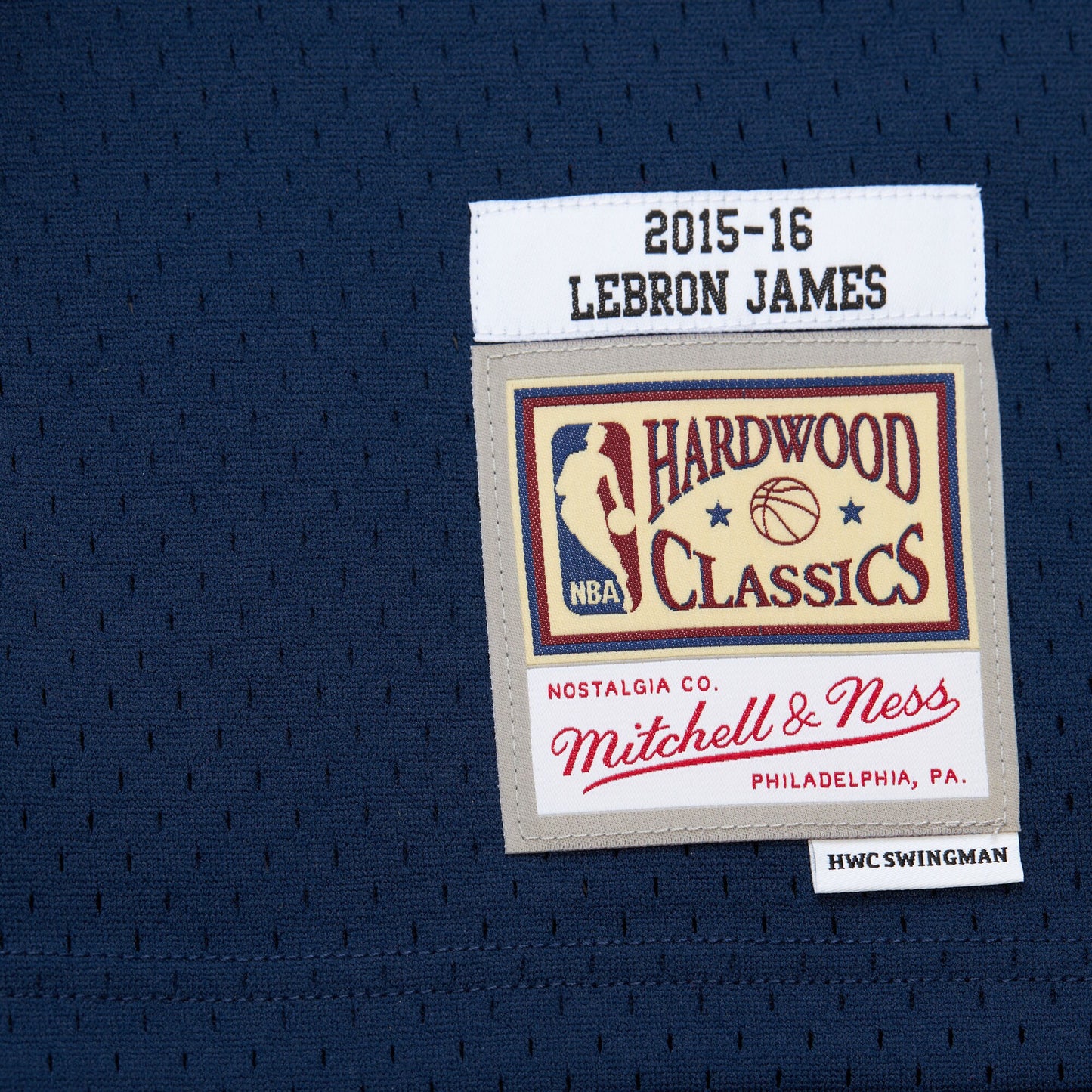 Men's Cleveland Cavaliers LeBron James Mitchell & Ness Navy Big & Tall Hardwood Classics 2008-09 Swingman Jersey