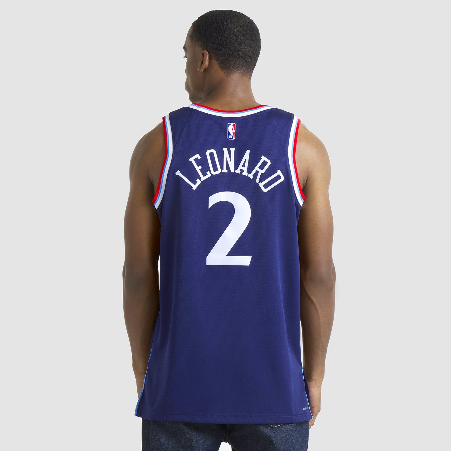 Unisex LA Clippers Kawhi Leonard Nike Navy 2024/25 Swingman Jersey - Icon Edition