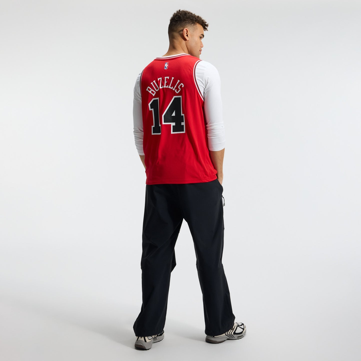 Men's Chicago Bulls Matas Buzelis Fanatics Red Fast Break Replica Player Jersey - Icon Edition