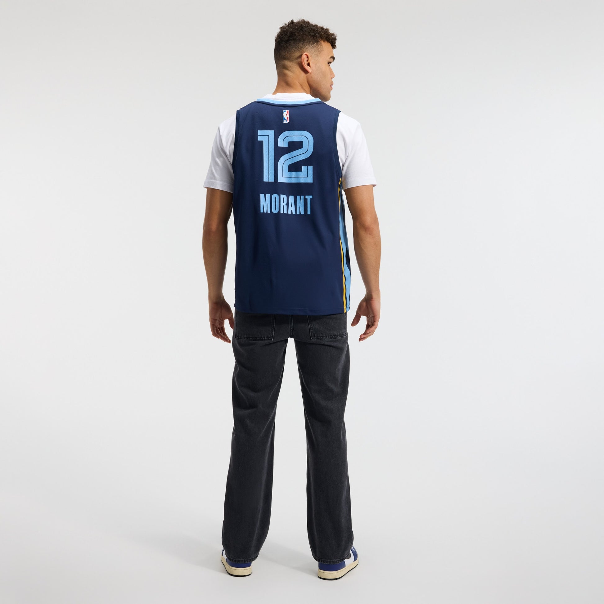 Men's Memphis Grizzlies Ja Morant Fanatics Navy Fast Break Replica Player Jersey - Icon Edition
