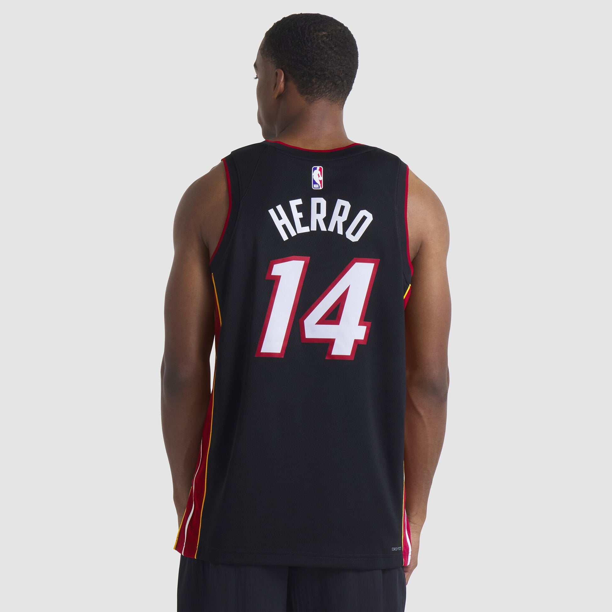 Unisex Miami Heat Tyler Herro Nike Black Swingman Jersey - Icon Edition