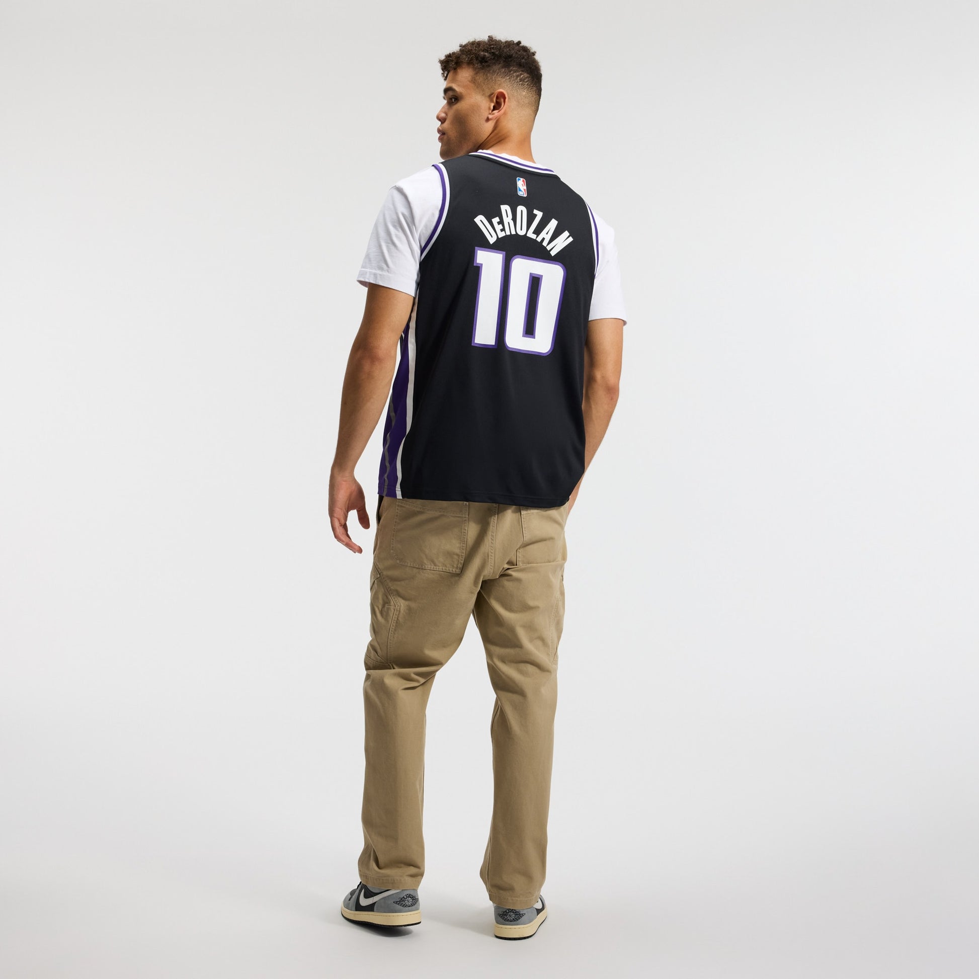 Men's Sacramento Kings DeMar DeRozan Fanatics Black Fast Break Replica Player Jersey - Icon Edition