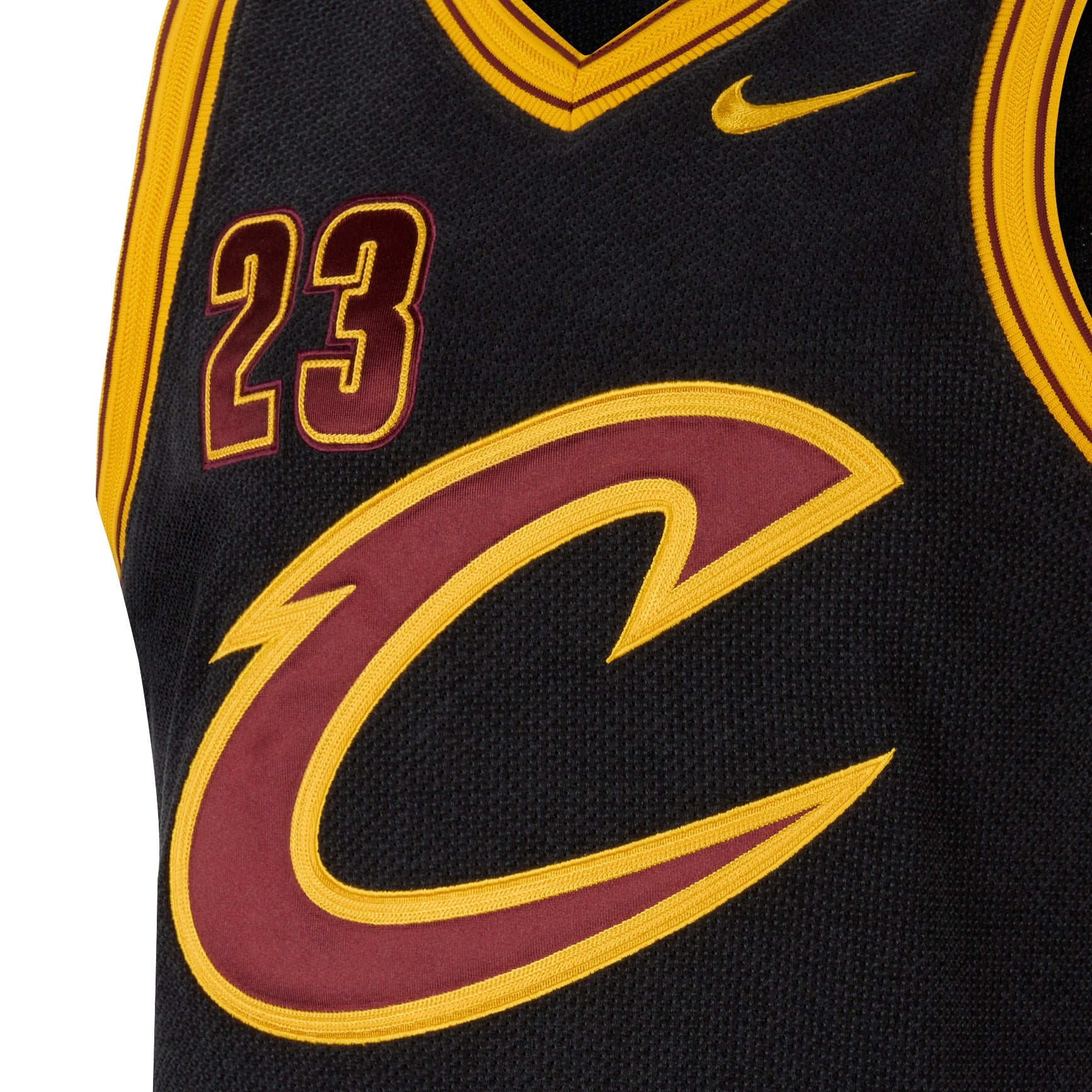 Men's Cleveland Cavaliers LeBron James Nike Black Forever King Authentic Jersey