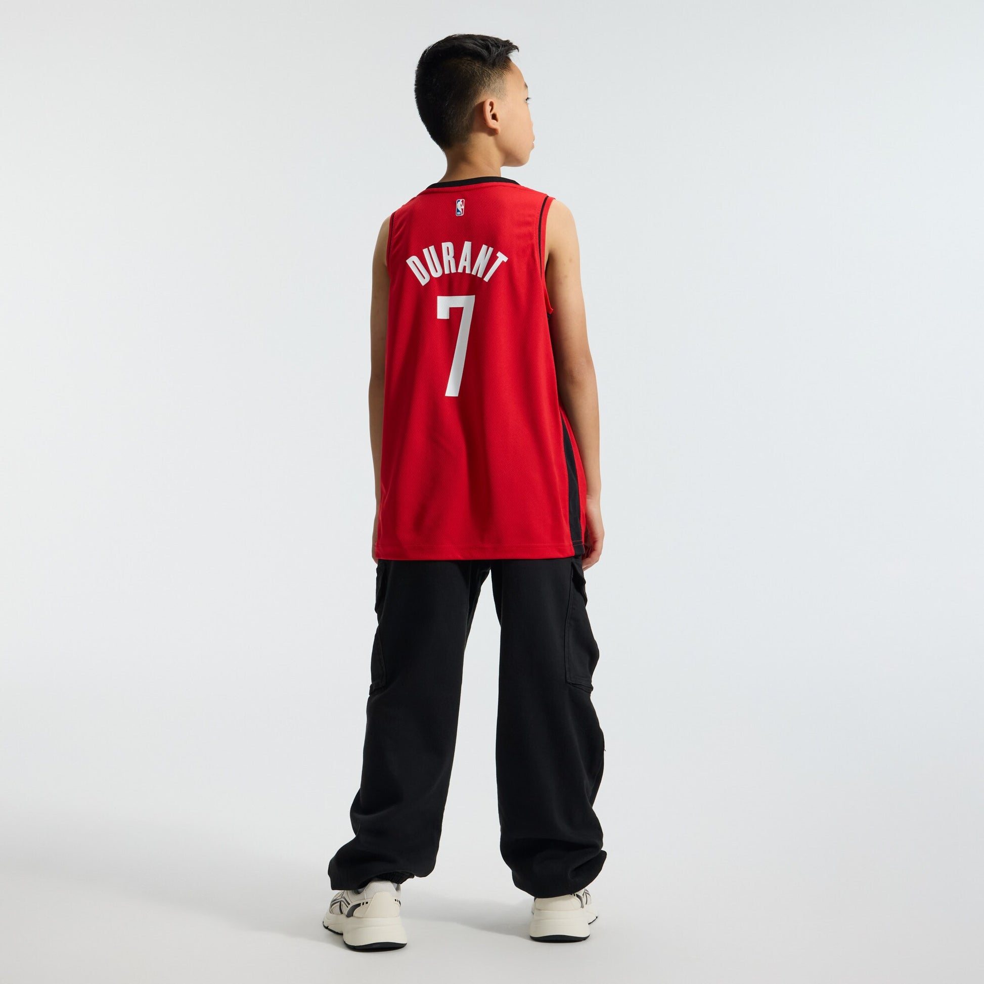 Youth Houston Rockets Kevin Durant Fanatics Red Fast Break Jersey - Icon Edition