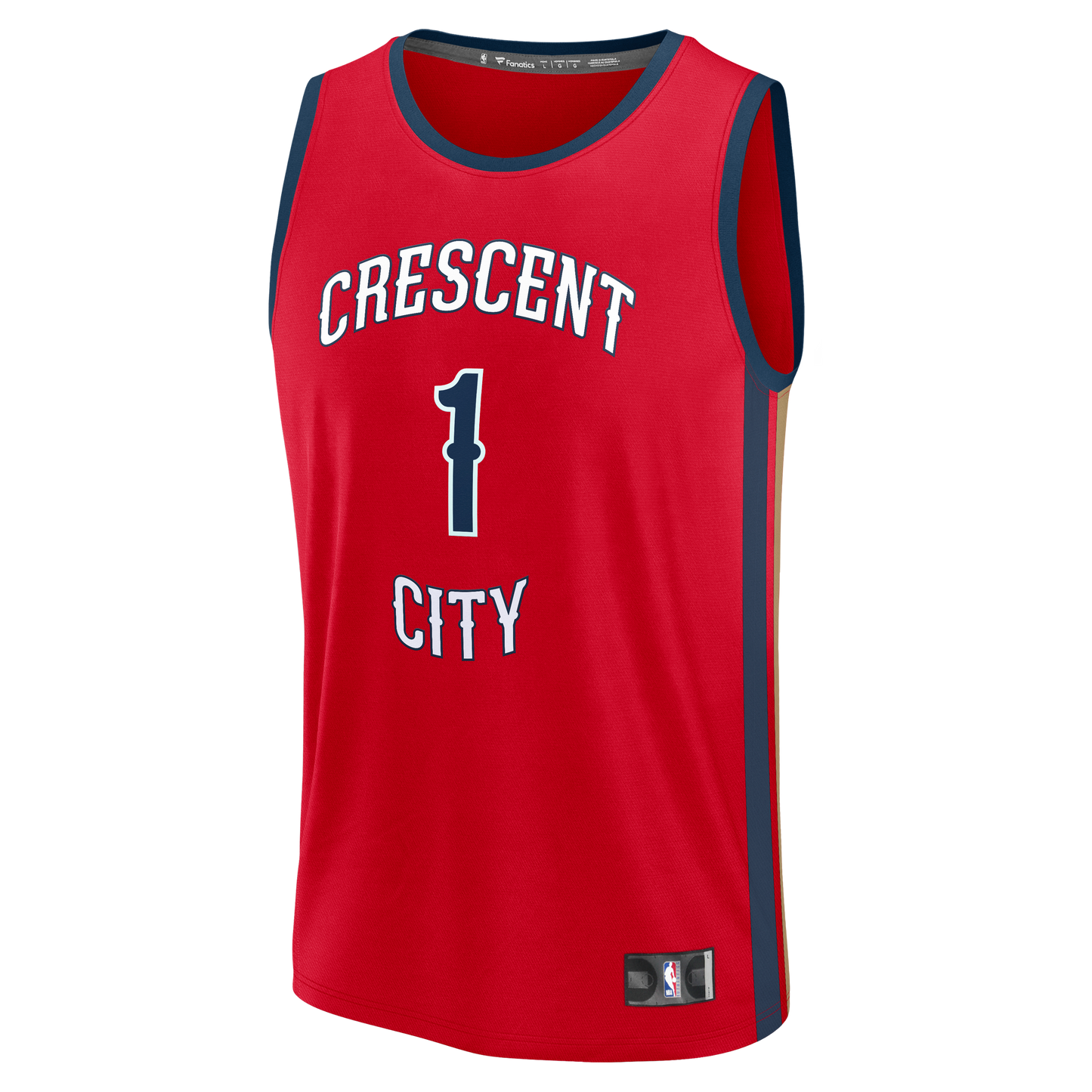 Youth New Orleans Pelicans Zion Williamson Fanatics Red Fast Break Player Jersey - Statement Edition
