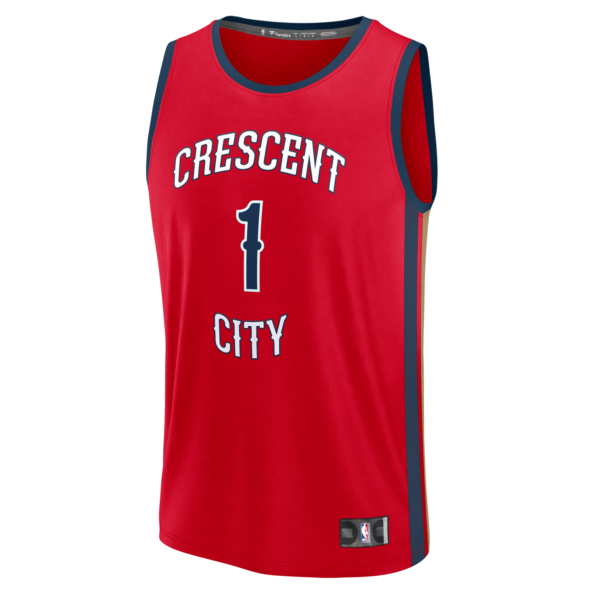 Youth New Orleans Pelicans Zion Williamson Fanatics Red Fast Break Player Jersey - Statement Edition