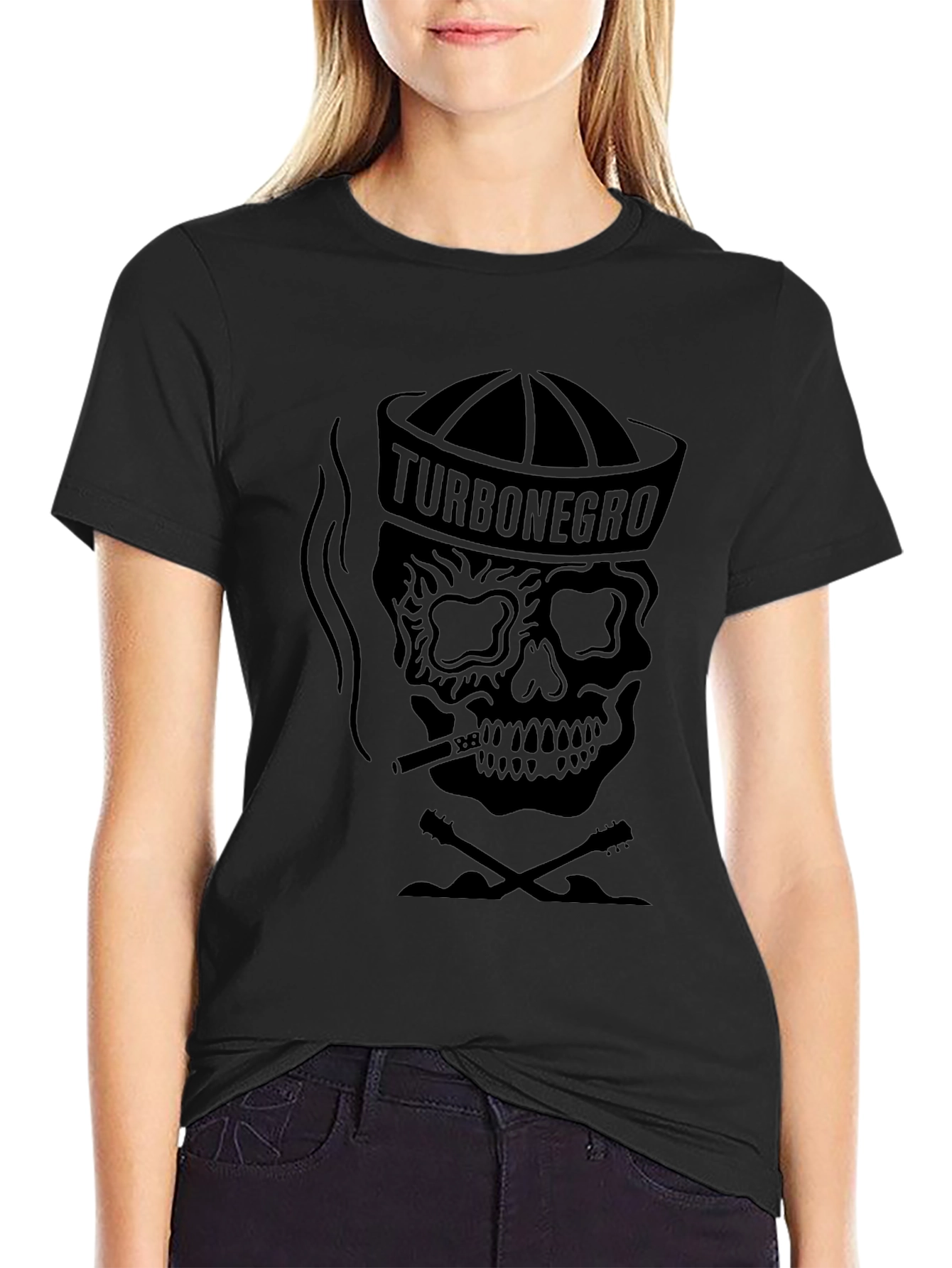 Turbonegro Skull Graphic Black T-Shirt