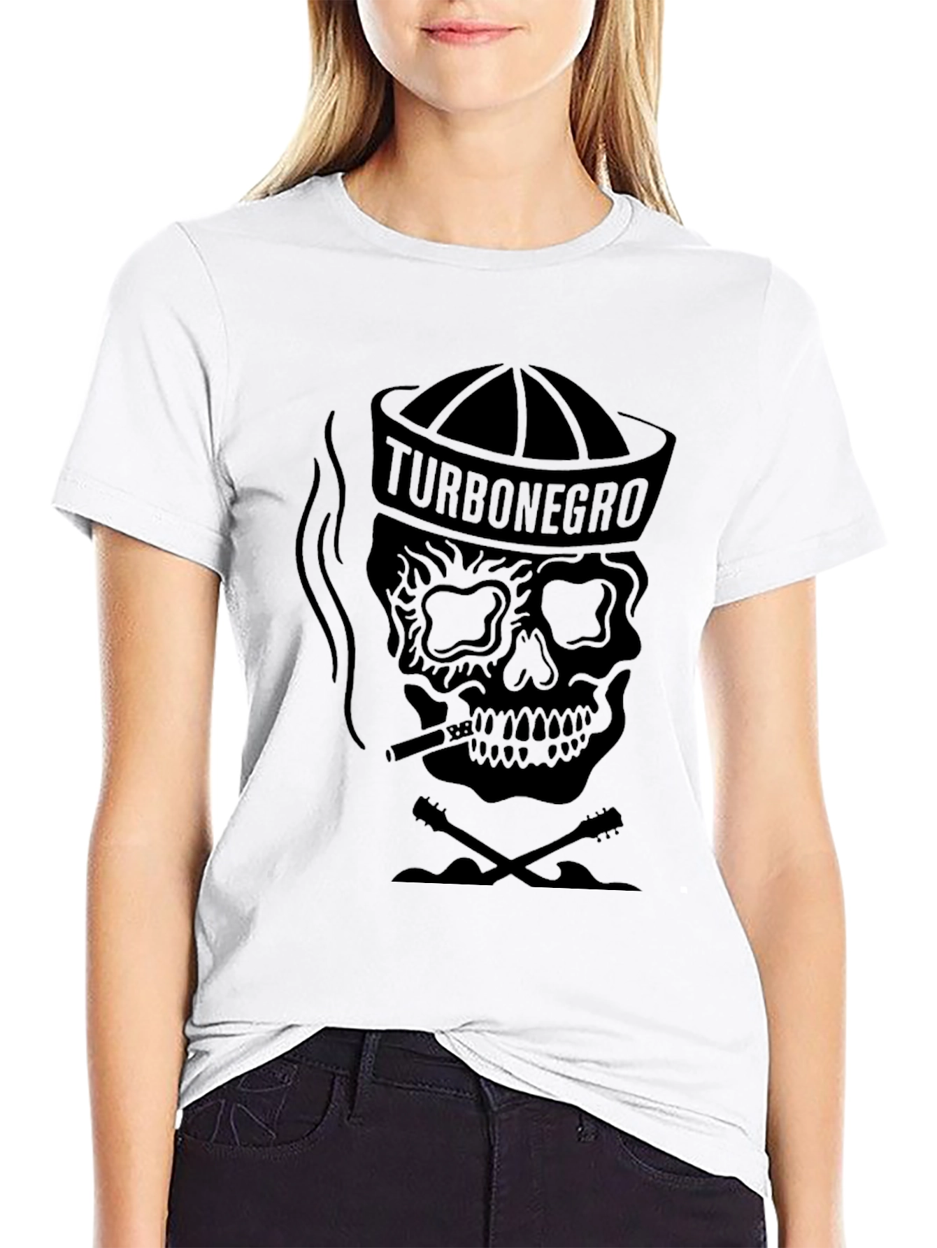 Turbonegro Skull Graphic Black T-Shirt