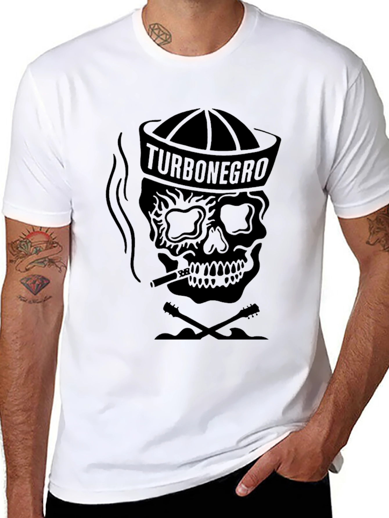 Turbonegro Skull Graphic Black T-Shirt