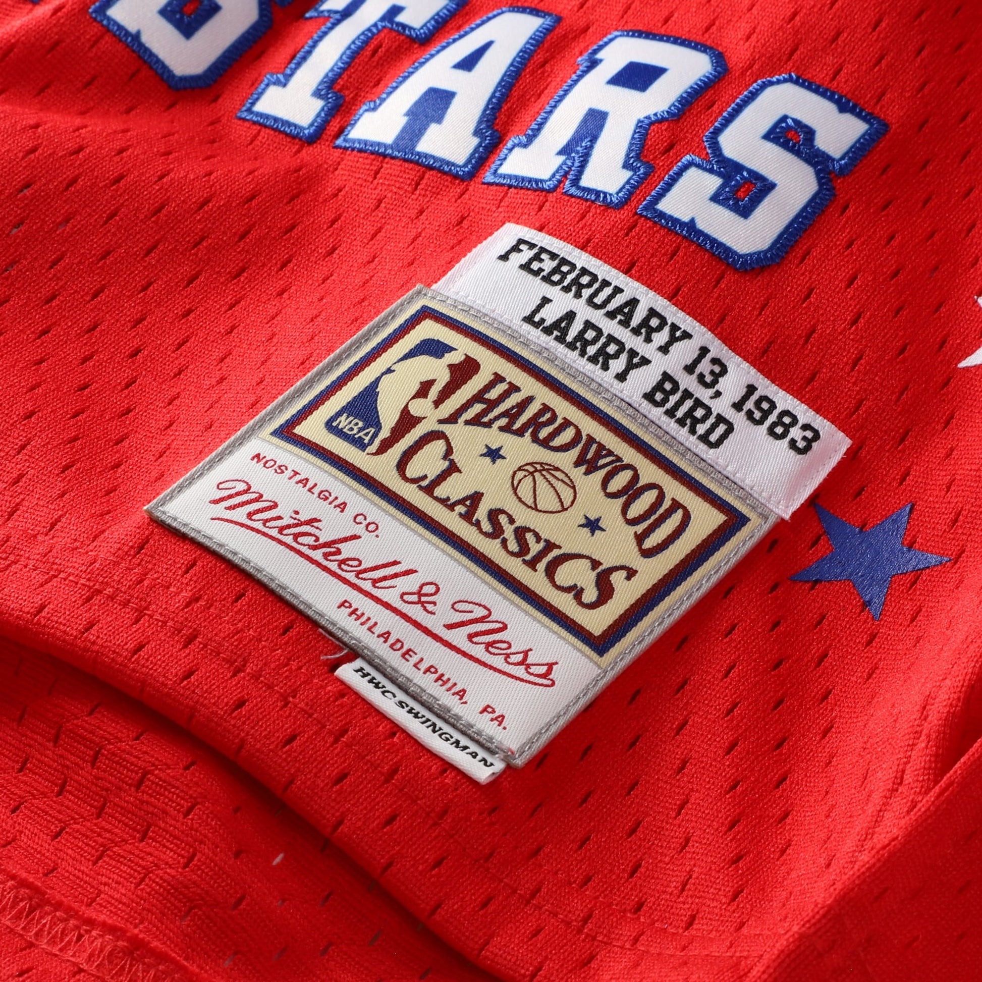 Youth 1983 NBA All-Star Game Larry Bird Mitchell & Ness Red Hardwood Classics Swingman Jersey