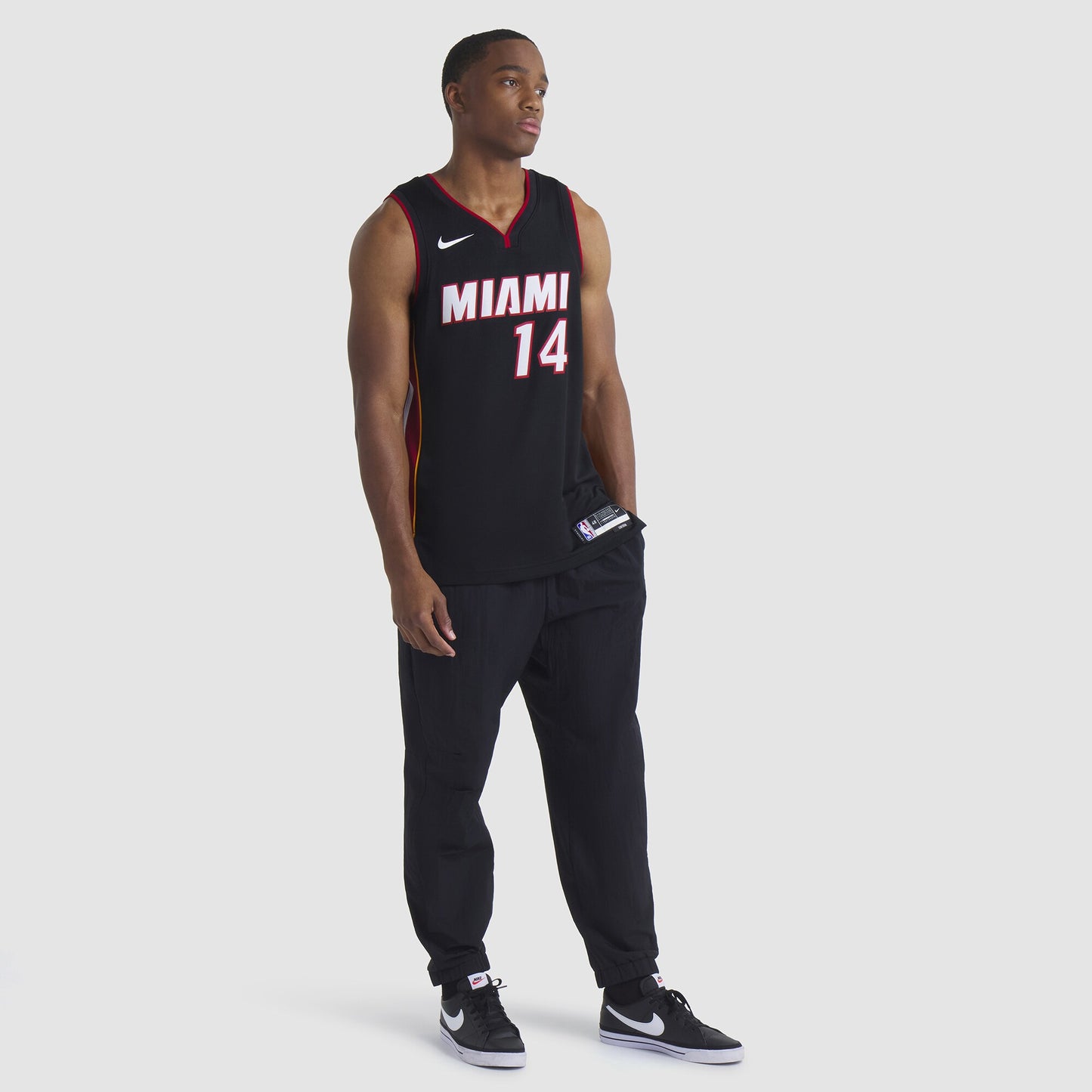 Unisex Miami Heat Tyler Herro Nike Black Swingman Jersey - Icon Edition