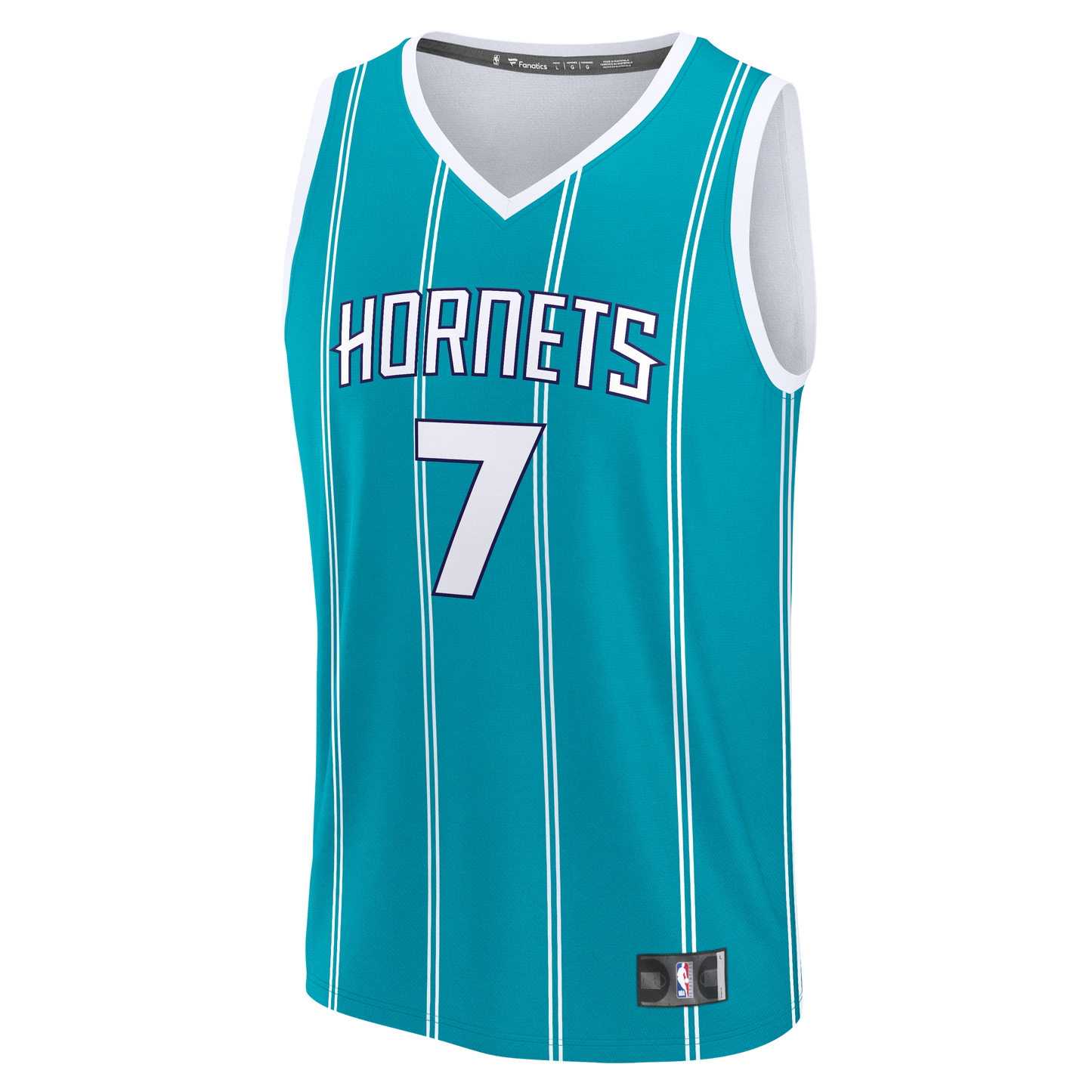 Men's Charlotte Hornets Kon Knueppel Fanatics Teal 2025 NBA Draft First Round Pick Fast Break Replica Jersey - Icon Edition
