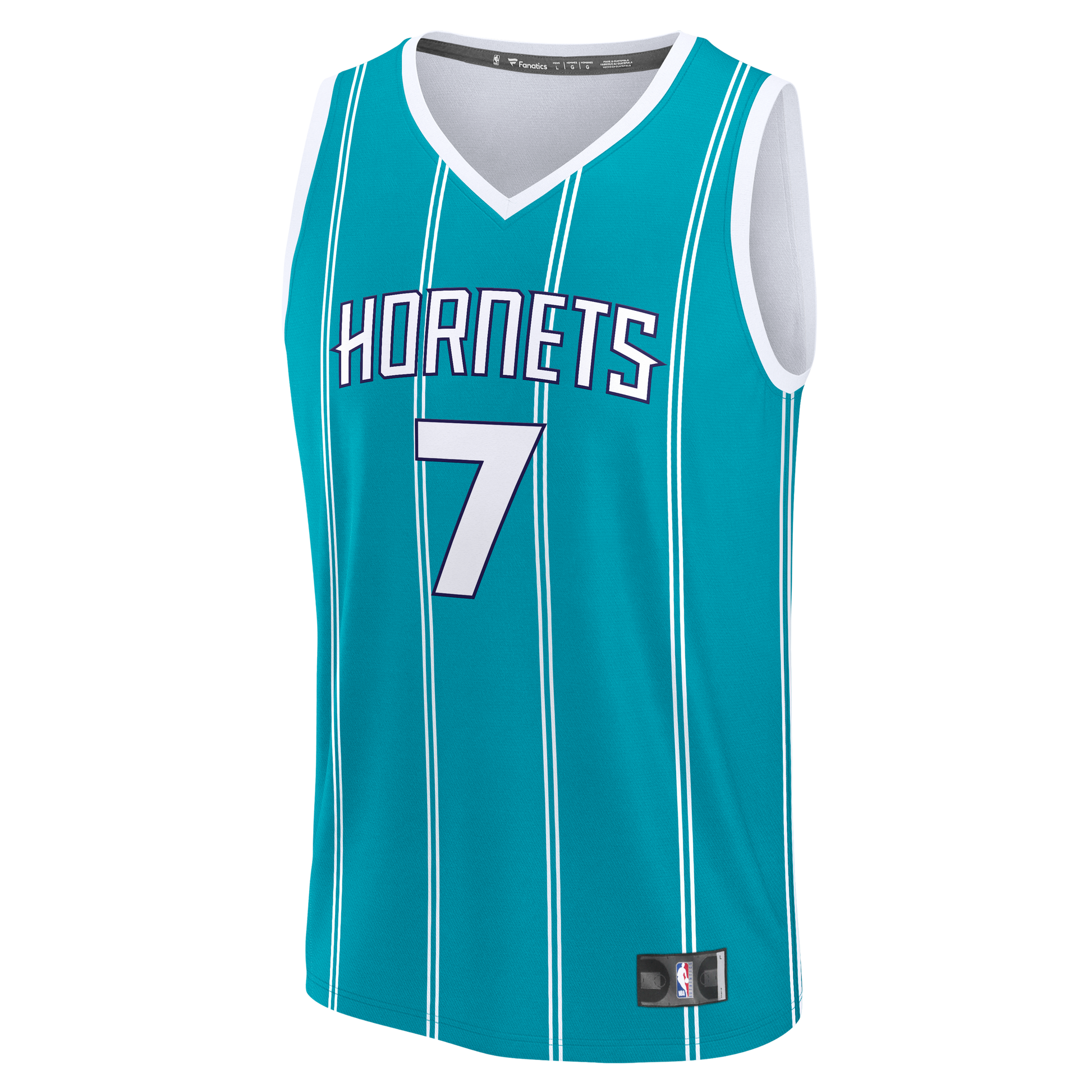 Men's Charlotte Hornets Kon Knueppel Fanatics Teal 2025 NBA Draft First Round Pick Fast Break Replica Jersey - Icon Edition