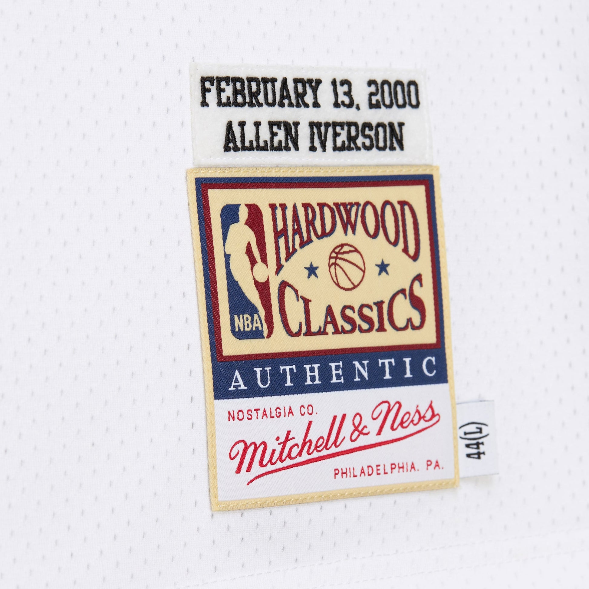 Men's Philadelphia 76ers Allen Iverson Mitchell & Ness White 2000 NBA All-Star Game Authentic Jersey