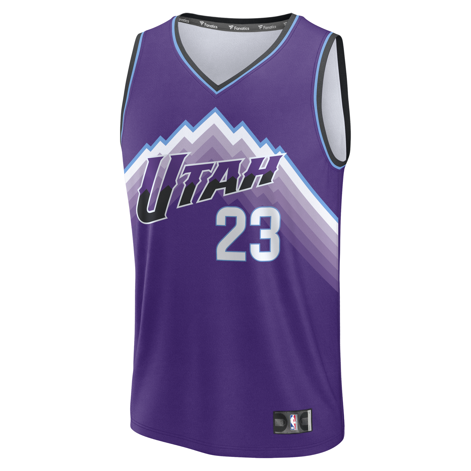 Men's Utah Jazz Lauri Markkanen Fanatics Purple Fast Break Replica Jersey - Icon Edition