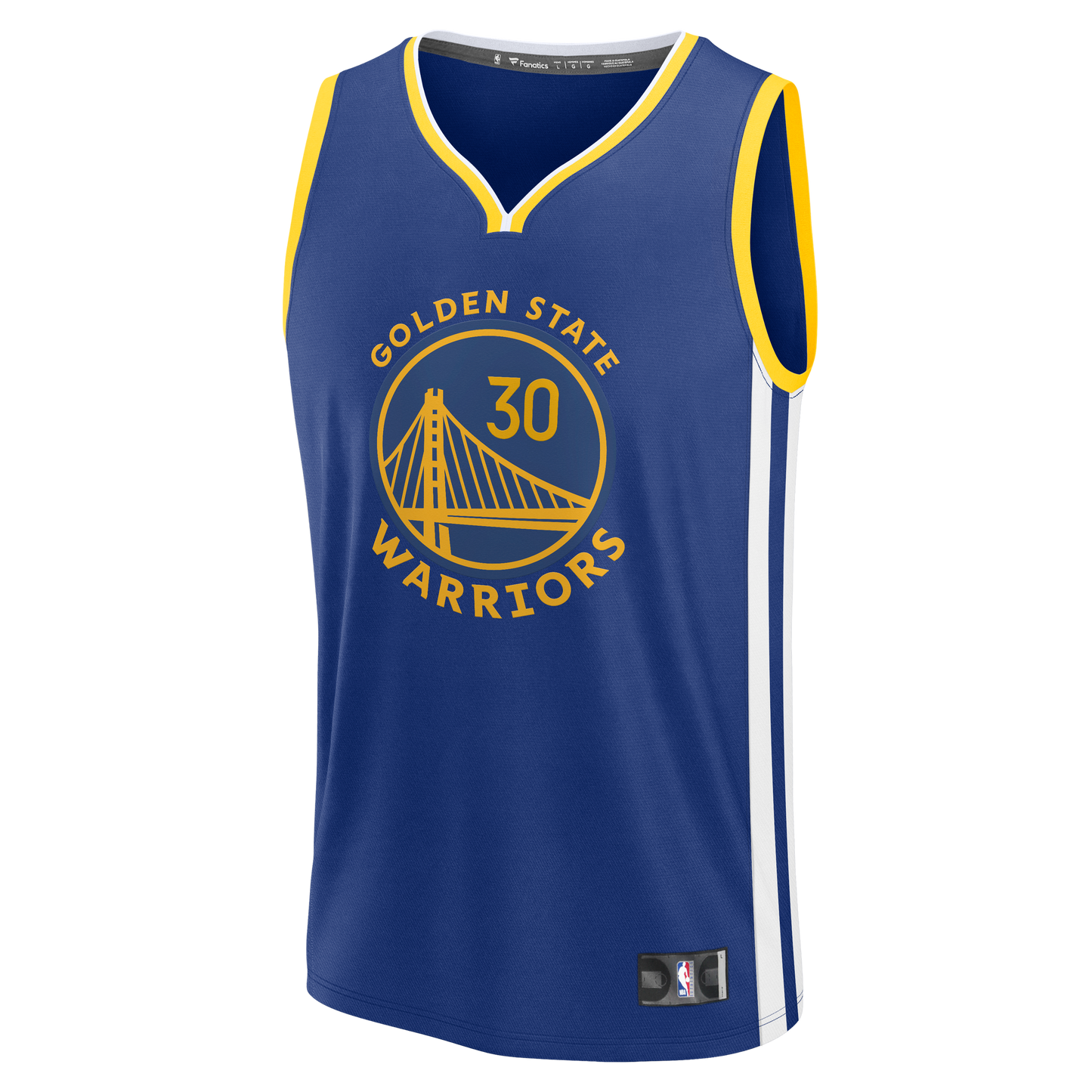 Men's Golden State Warriors Stephen Curry Fanatics Royal Fast Break Replica Jersey - Icon Edition