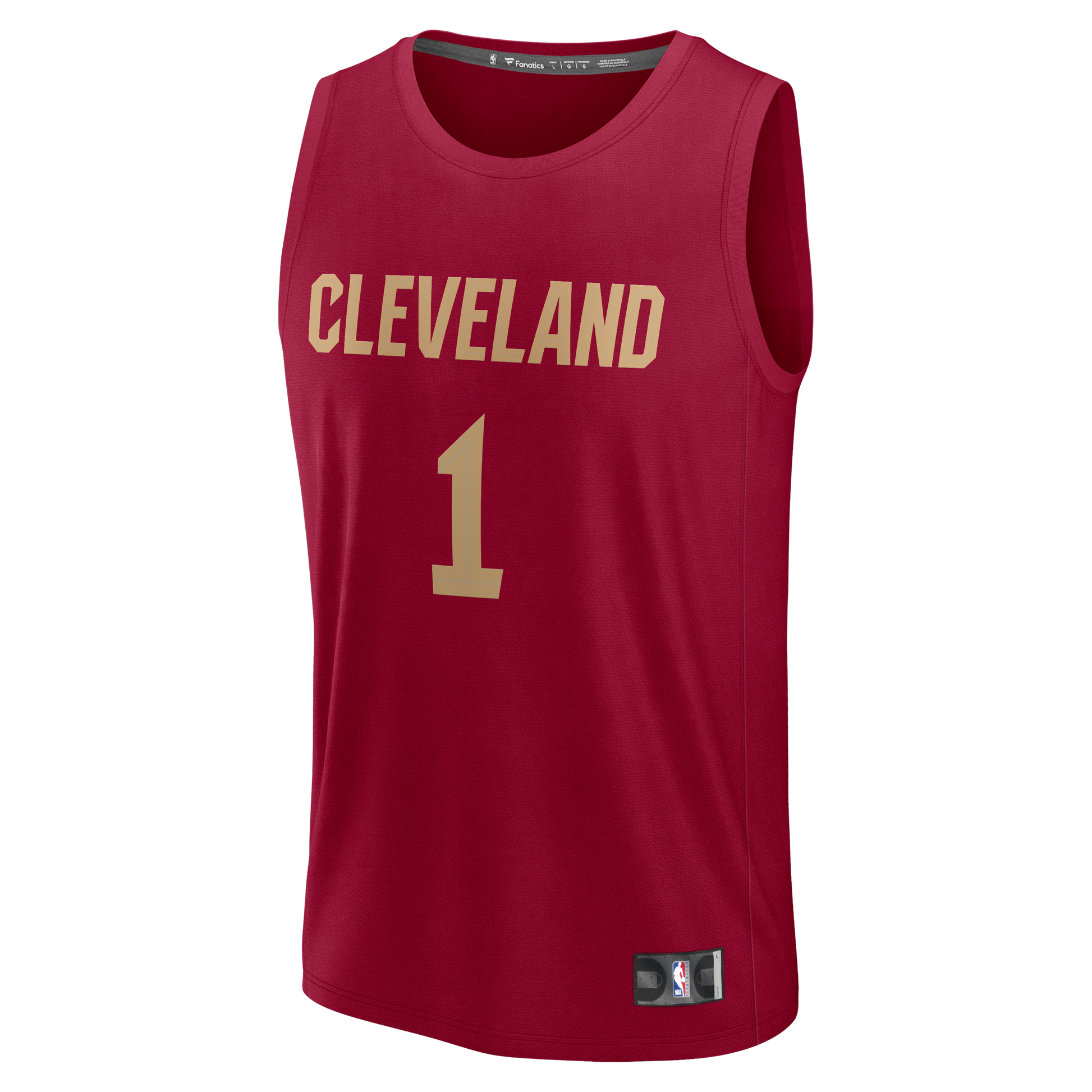 Youth Cleveland Cavaliers James Harden Fanatics Wine Fast Break Replica Jersey - Icon Edition