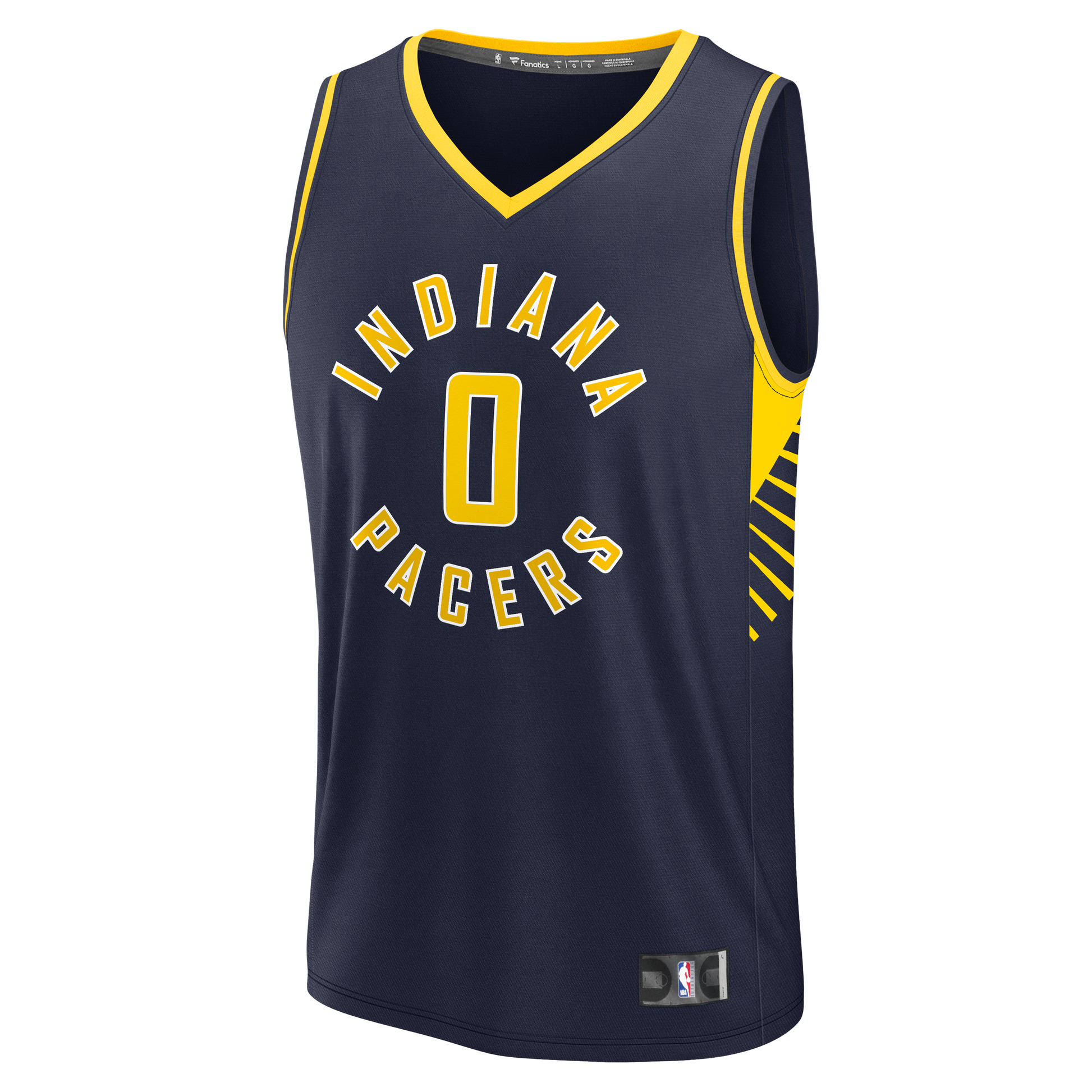 Men's Indiana Pacers Tyrese Haliburton Fanatics Navy Fast Break Replica Jersey - Icon Edition