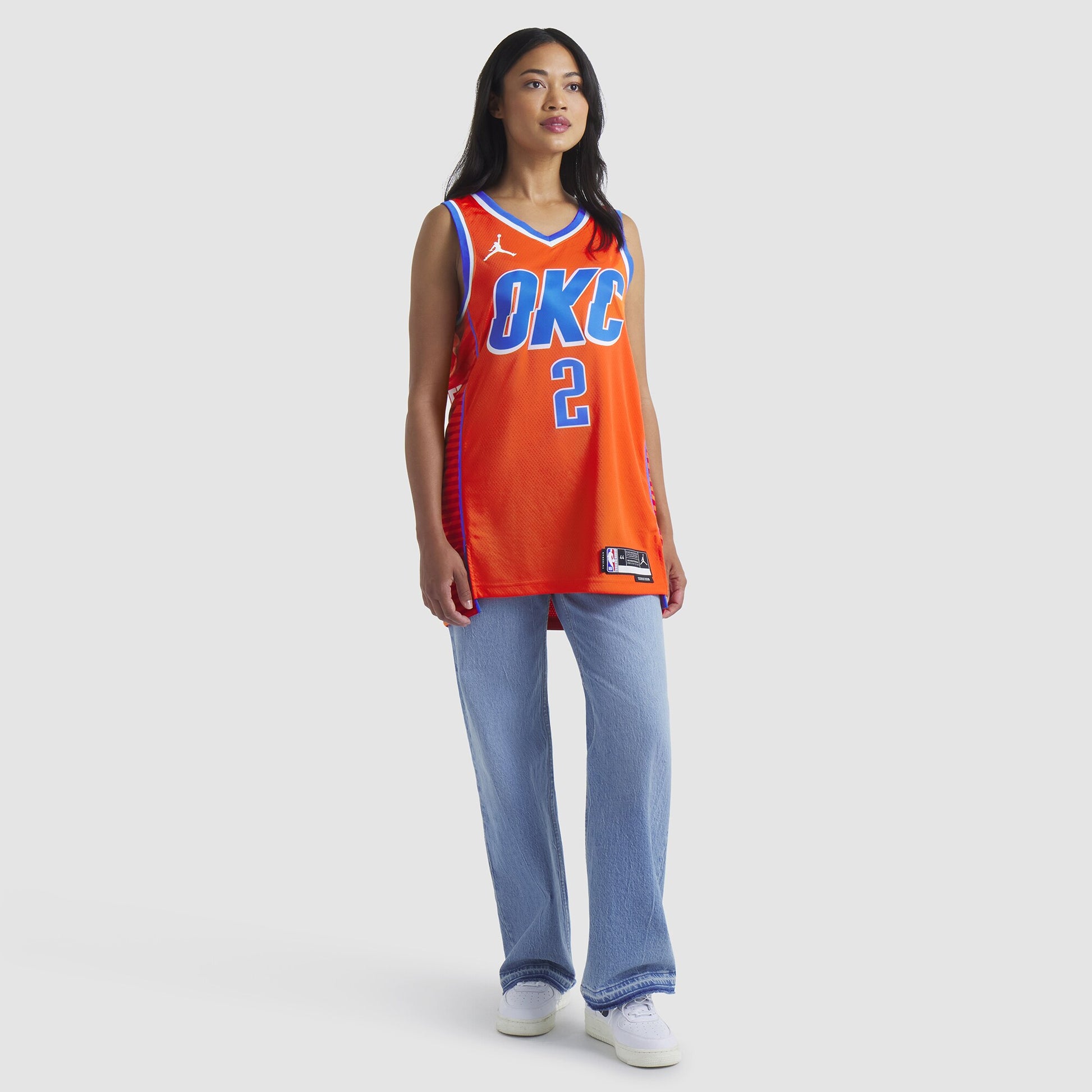 Unisex Oklahoma City Thunder Shai Gilgeous-Alexander Jordan Brand Orange Swingman Jersey - Statement Edition