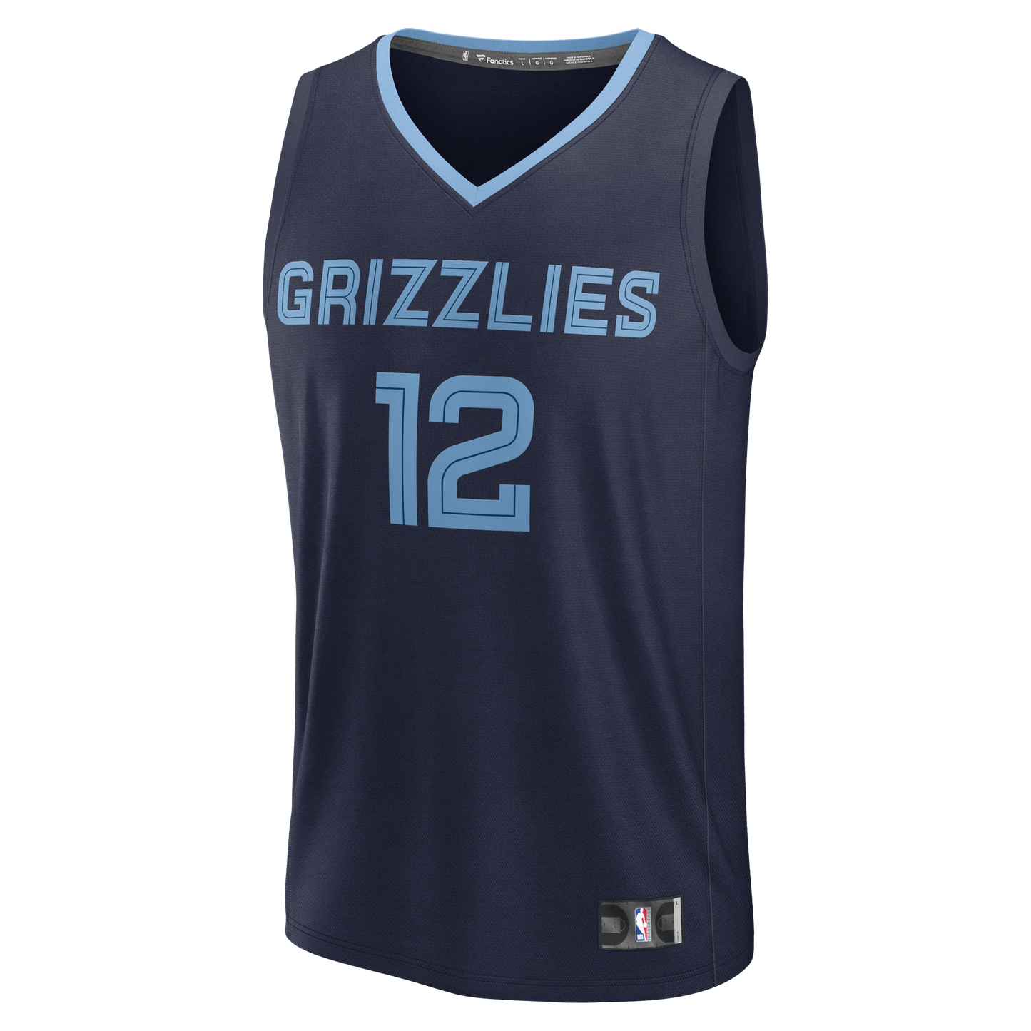 Men's Memphis Grizzlies Ja Morant Fanatics Navy Fast Break Replica Player Jersey - Icon Edition
