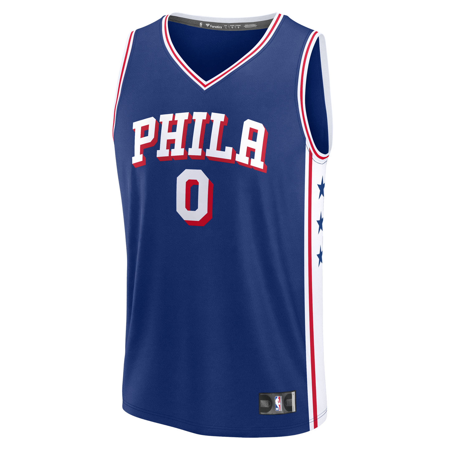 Youth Philadelphia 76ers Tyrese Maxey Fanatics Royal Fast Break Replica Player Jersey - Icon Edition