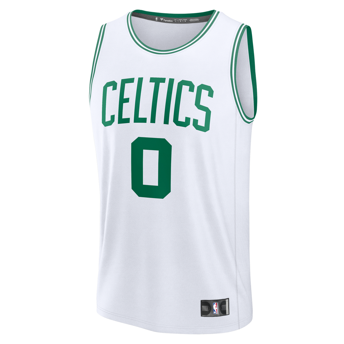 Men's Boston Celtics Jayson Tatum Fanatics White Fast Break Replica Player Jersey - Association Edition