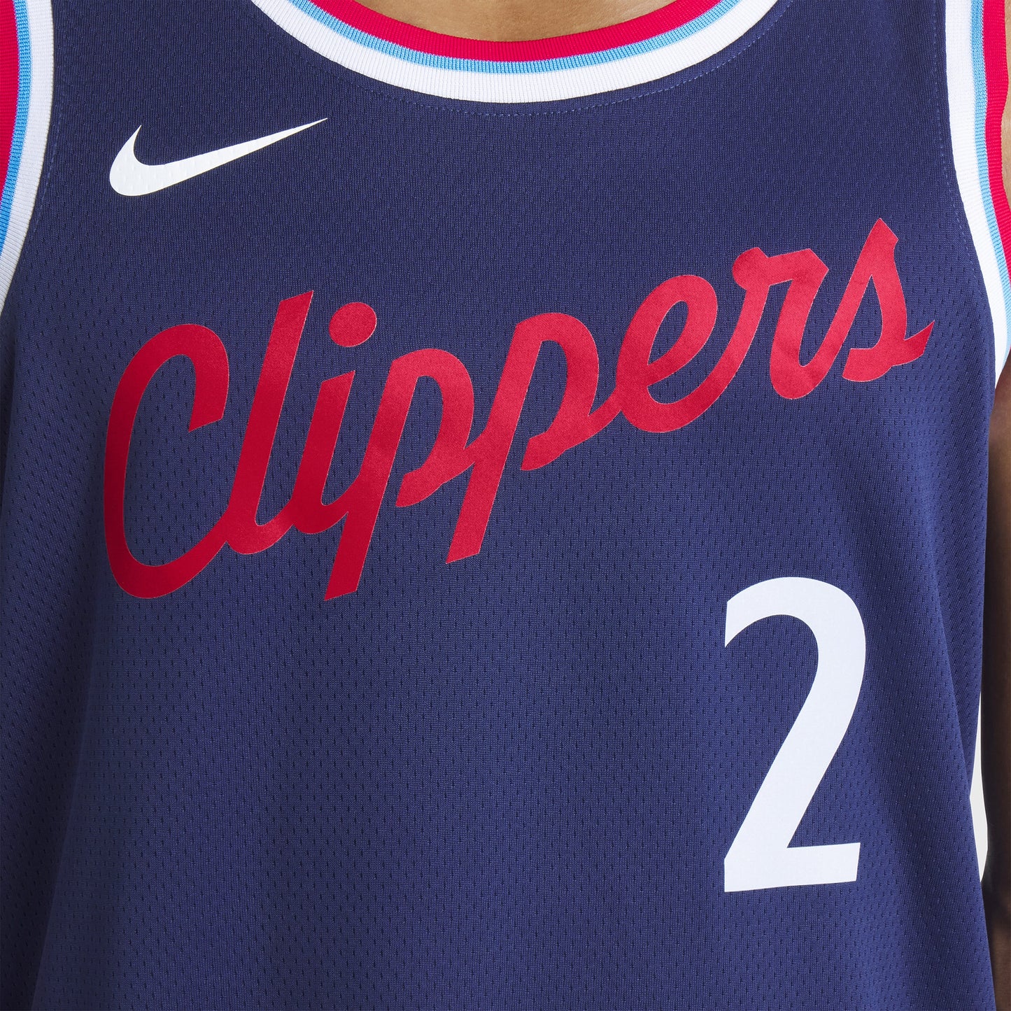 Unisex LA Clippers Kawhi Leonard Nike Navy 2024/25 Swingman Jersey - Icon Edition