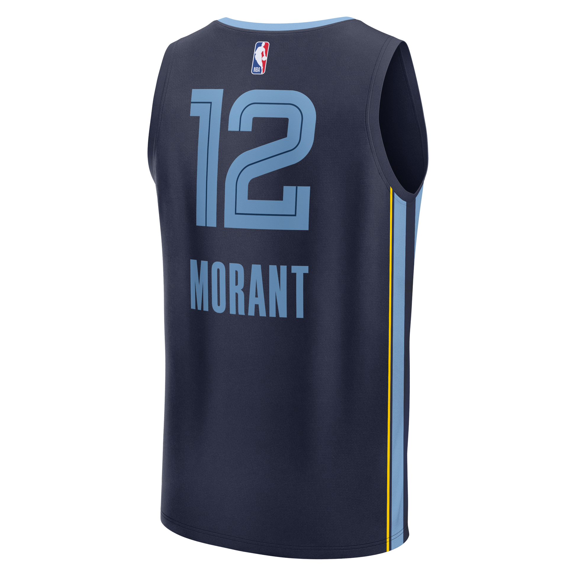 Men's Memphis Grizzlies Ja Morant Fanatics Navy Fast Break Replica Player Jersey - Icon Edition