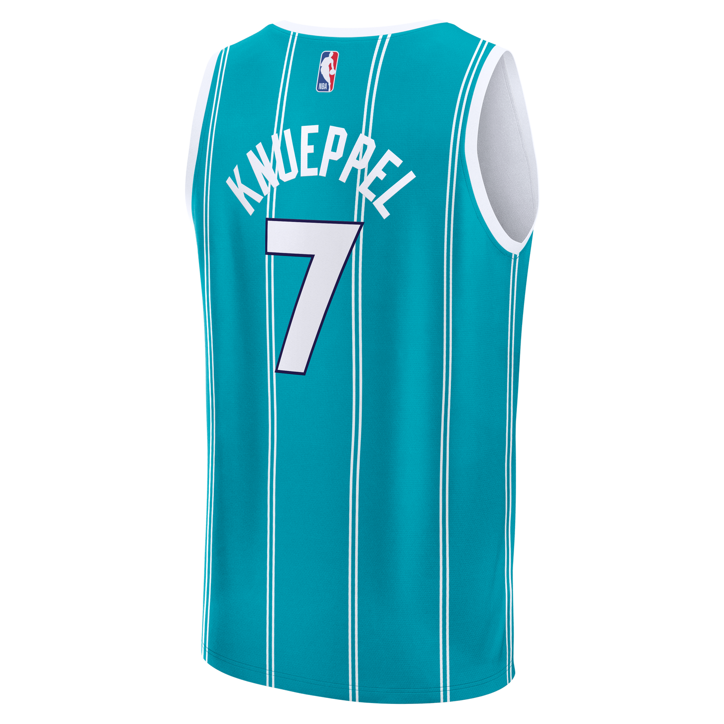 Men's Charlotte Hornets Kon Knueppel Fanatics Teal 2025 NBA Draft First Round Pick Fast Break Replica Jersey - Icon Edition