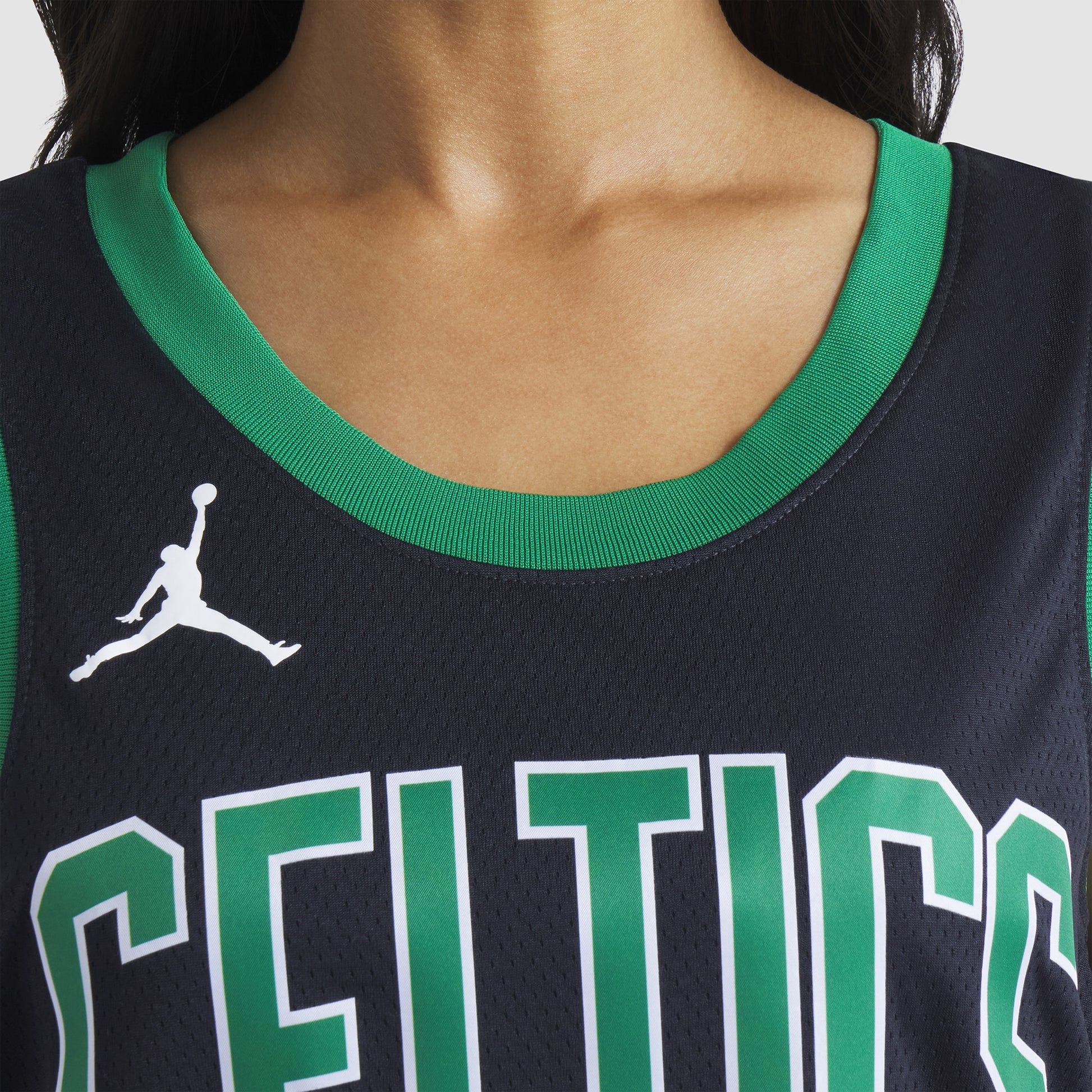 Unisex Boston Celtics Jaylen Brown Jordan Brand Black Swingman Jersey - Statement Edition
