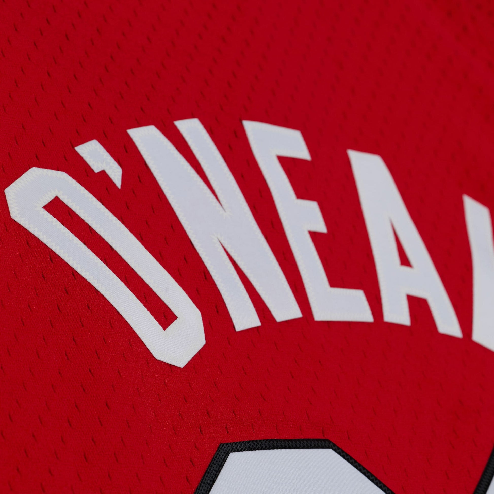Men's Miami Heat Shaquille O'Neal Mitchell & Ness Red 2005-06 Swingman Jersey