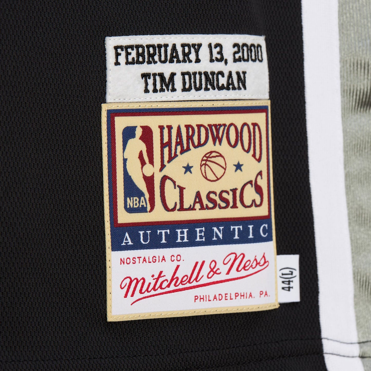 Men's San Antonio Spurs Tim Duncan Mitchell & Ness Black 2000 NBA All-Star Game Authentic Jersey