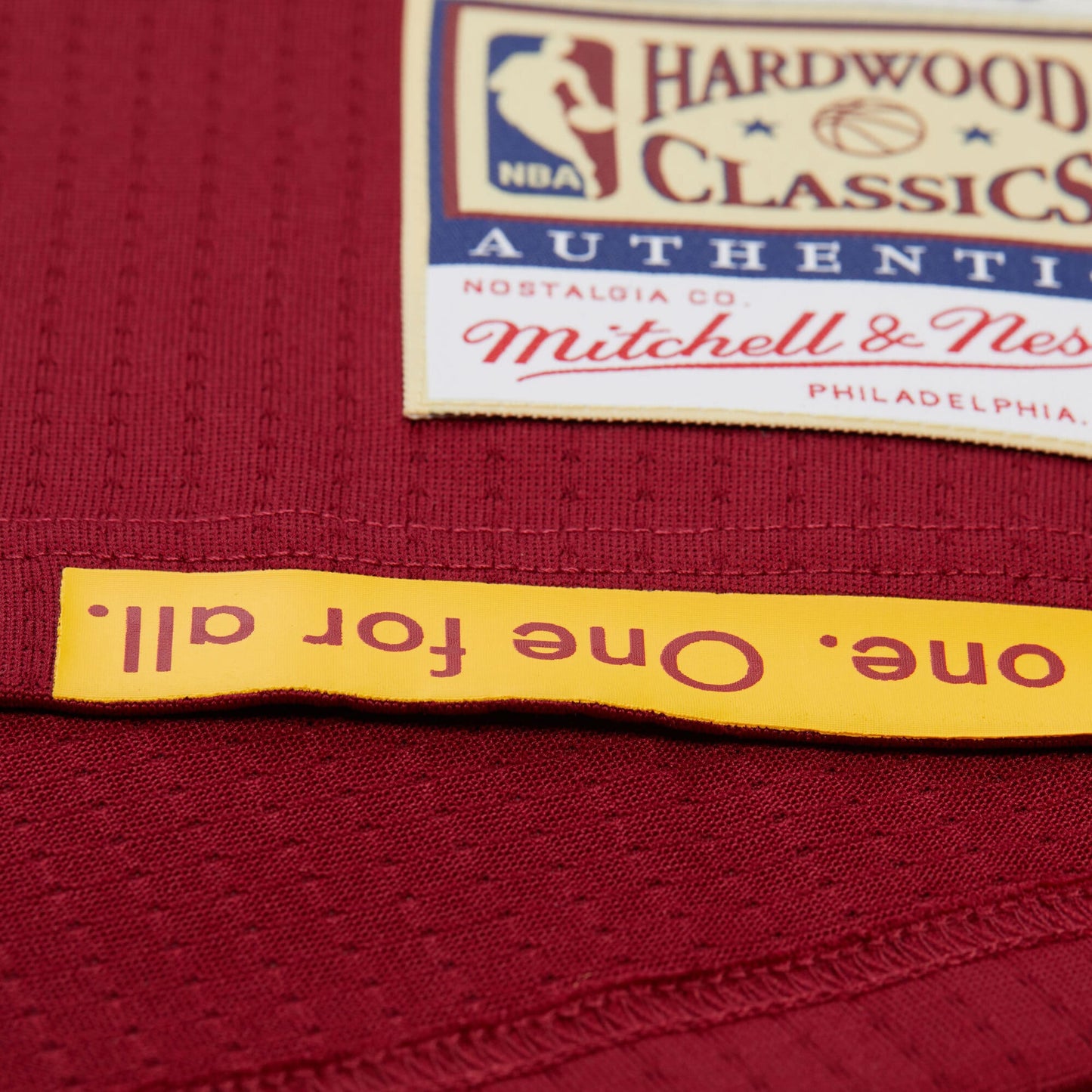 Men's Cleveland Cavaliers LeBron James Mitchell & Ness Wine Hardwood Classics 2015/16 Authentic Jersey