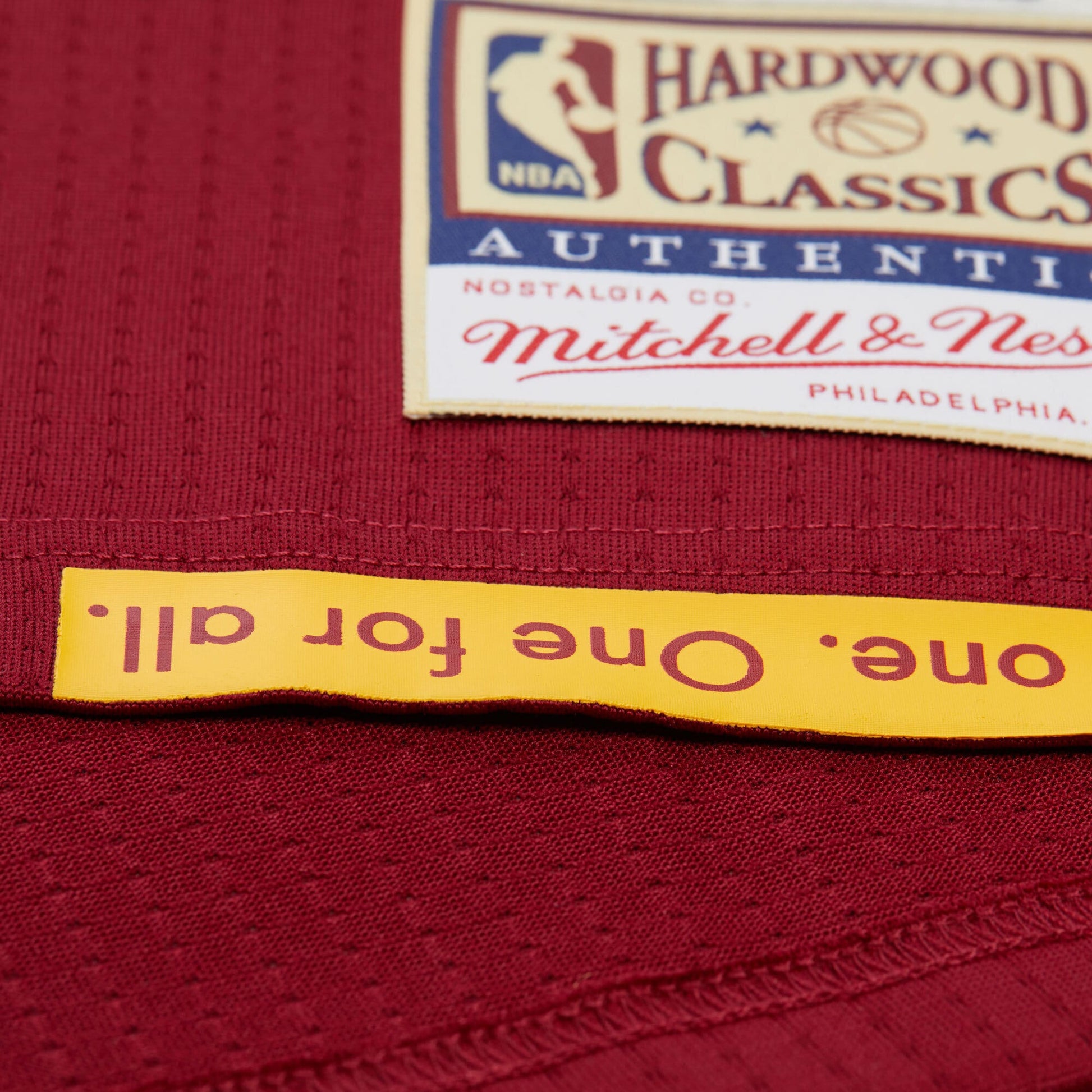 Men's Cleveland Cavaliers LeBron James Mitchell & Ness Wine Hardwood Classics 2015/16 Authentic Jersey