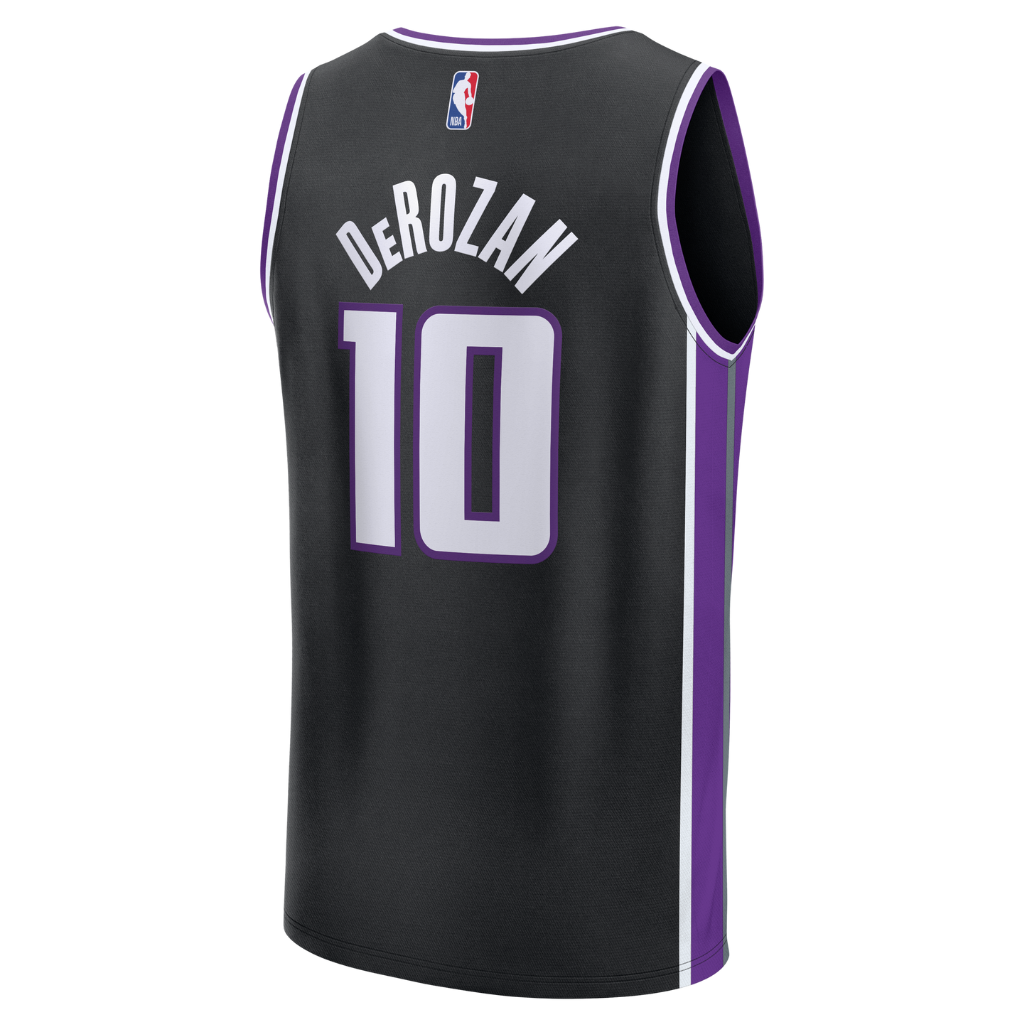 Men's Sacramento Kings DeMar DeRozan Fanatics Black Fast Break Replica Player Jersey - Icon Edition