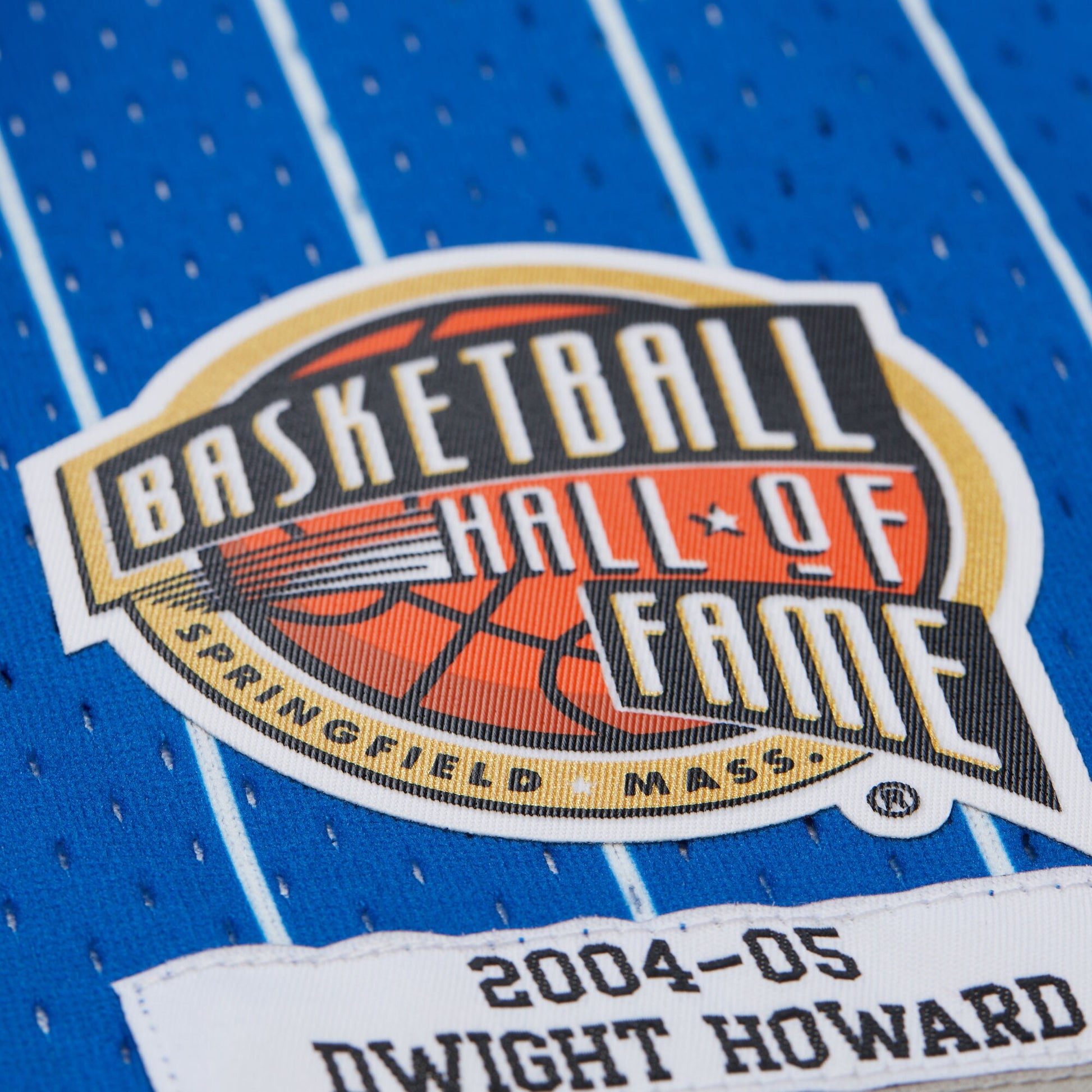 Men's Orlando Magic Dwight Howard Blue 2004/05 Hardwood Classics Hall of Fame Swingman Jersey