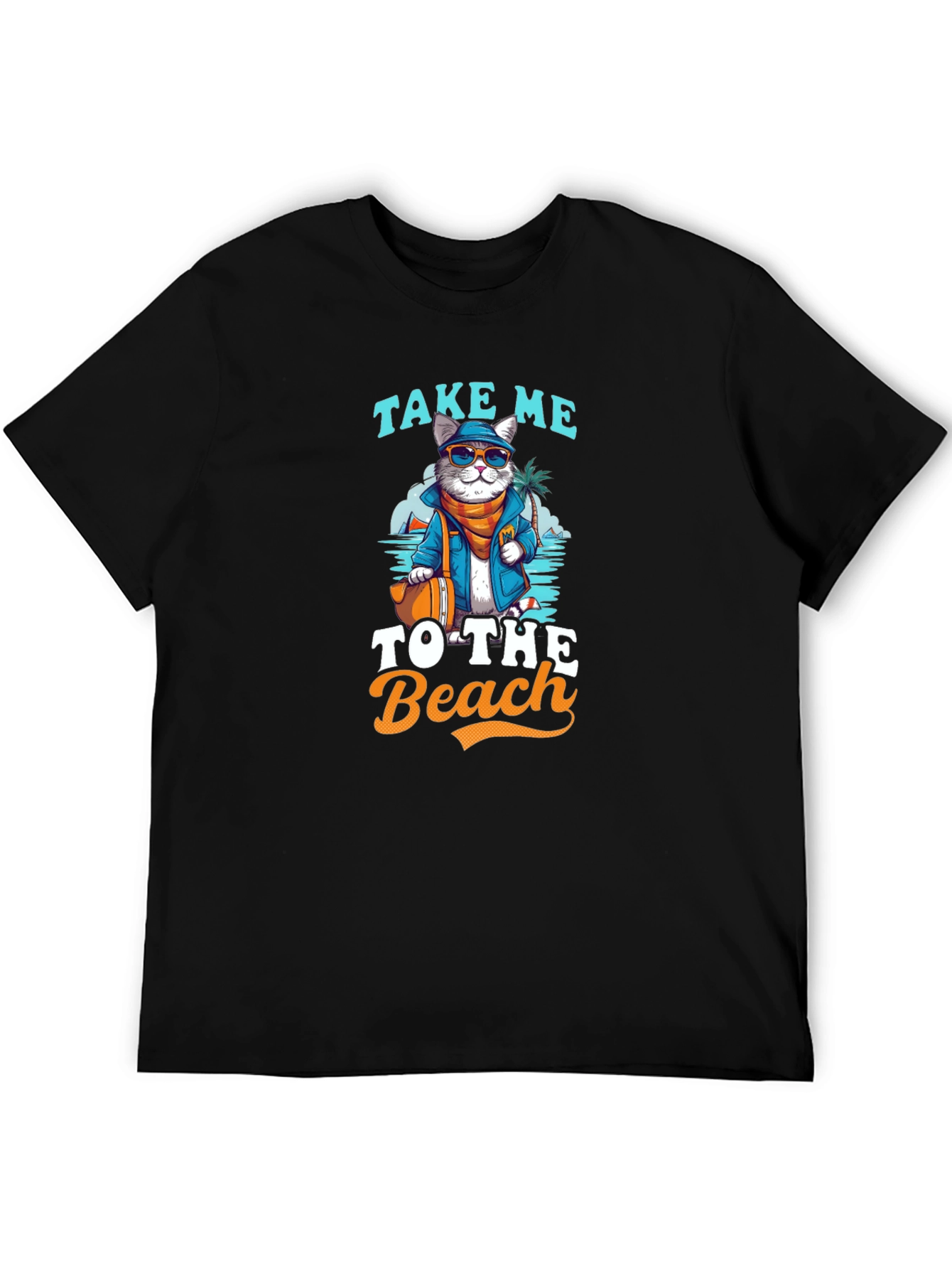 Cat Beach T-Shirt