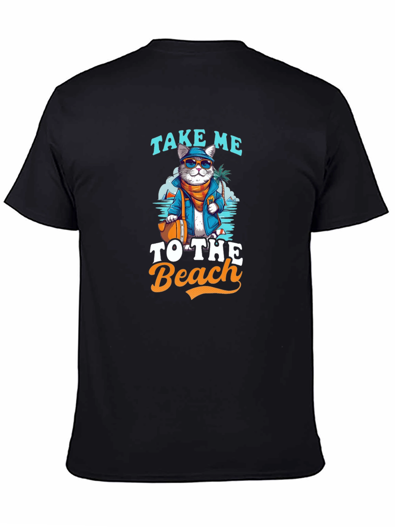 Cat Beach T-Shirt