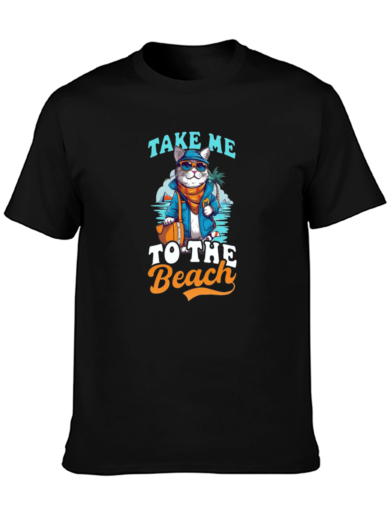 Cat Beach T-Shirt