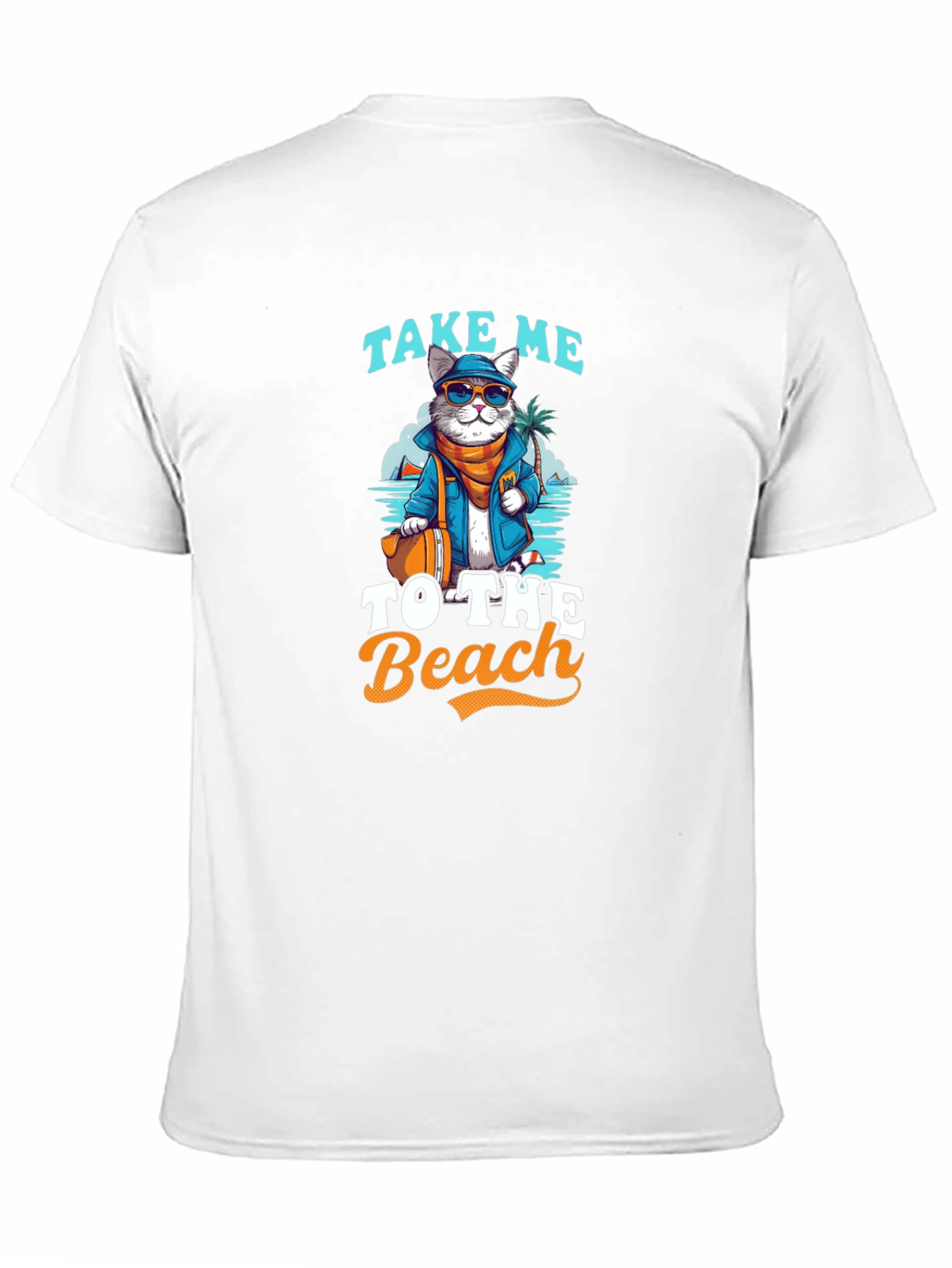 Cat Beach T-Shirt