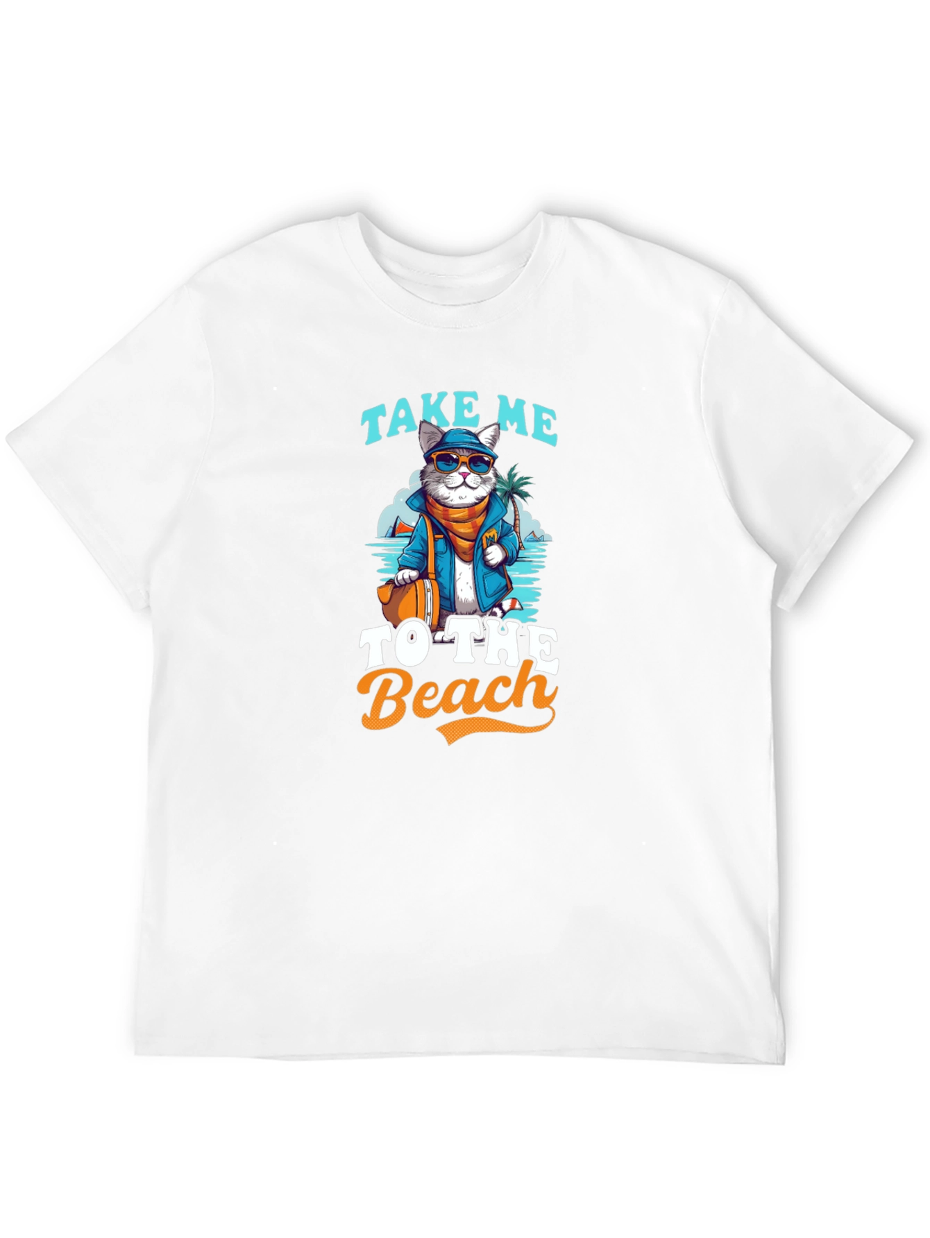 Cat Beach T-Shirt