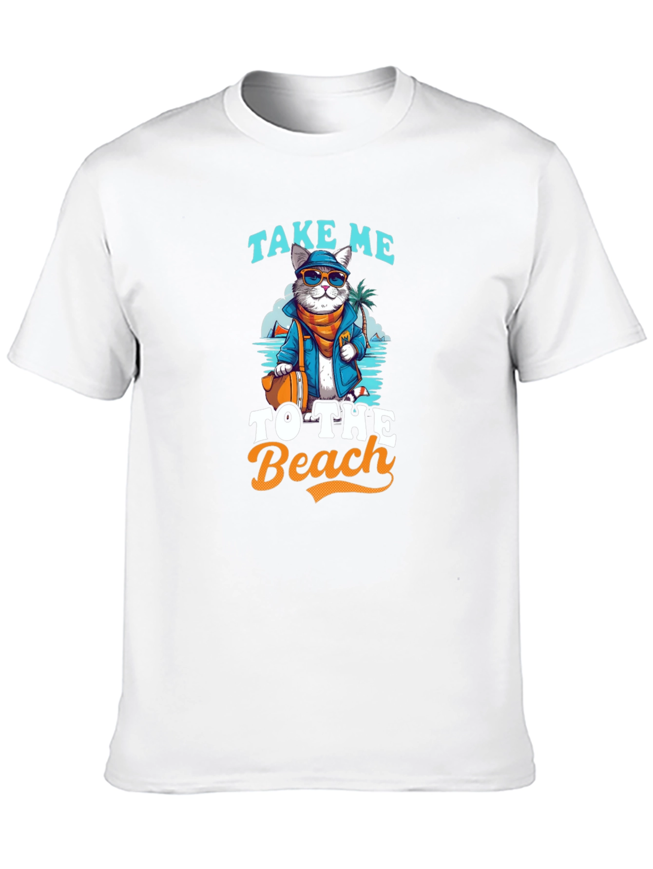 Cat Beach T-Shirt