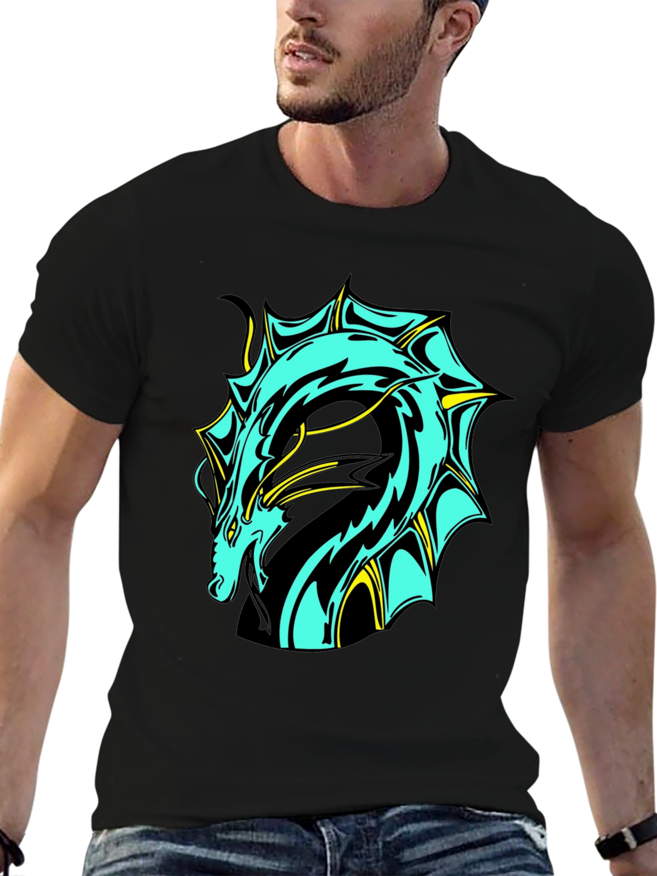 Dragon Graphic T-Shirt - Bold Unique Design