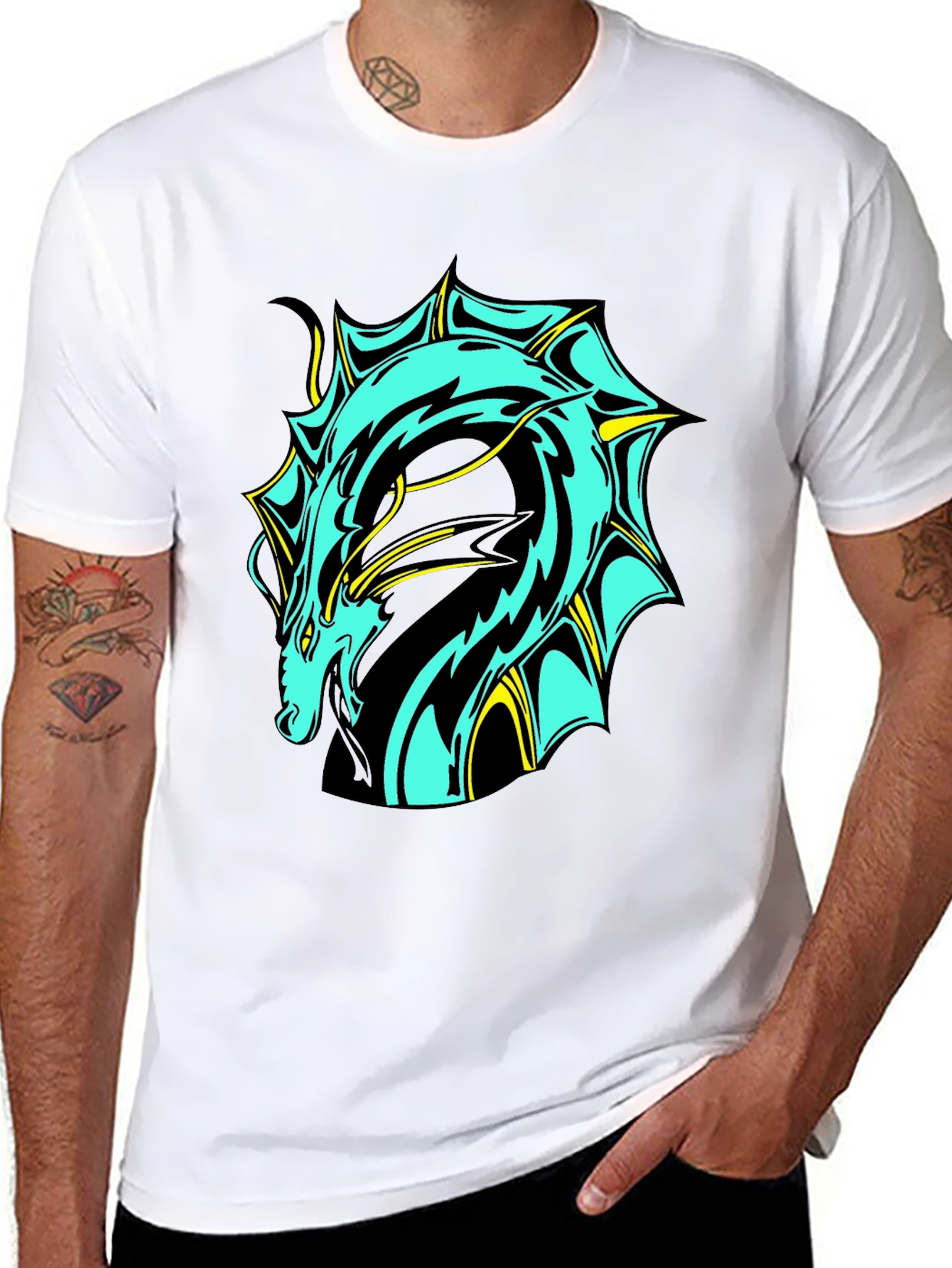 Dragon Graphic T-Shirt - Bold Unique Design