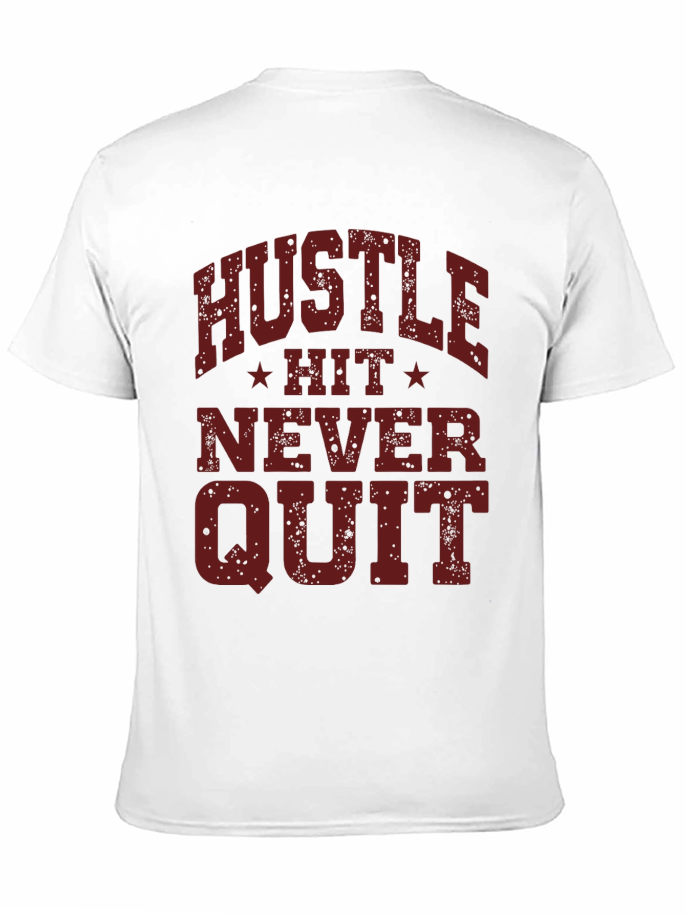 Hustle Hit Never Quit Graphic Tee - Black