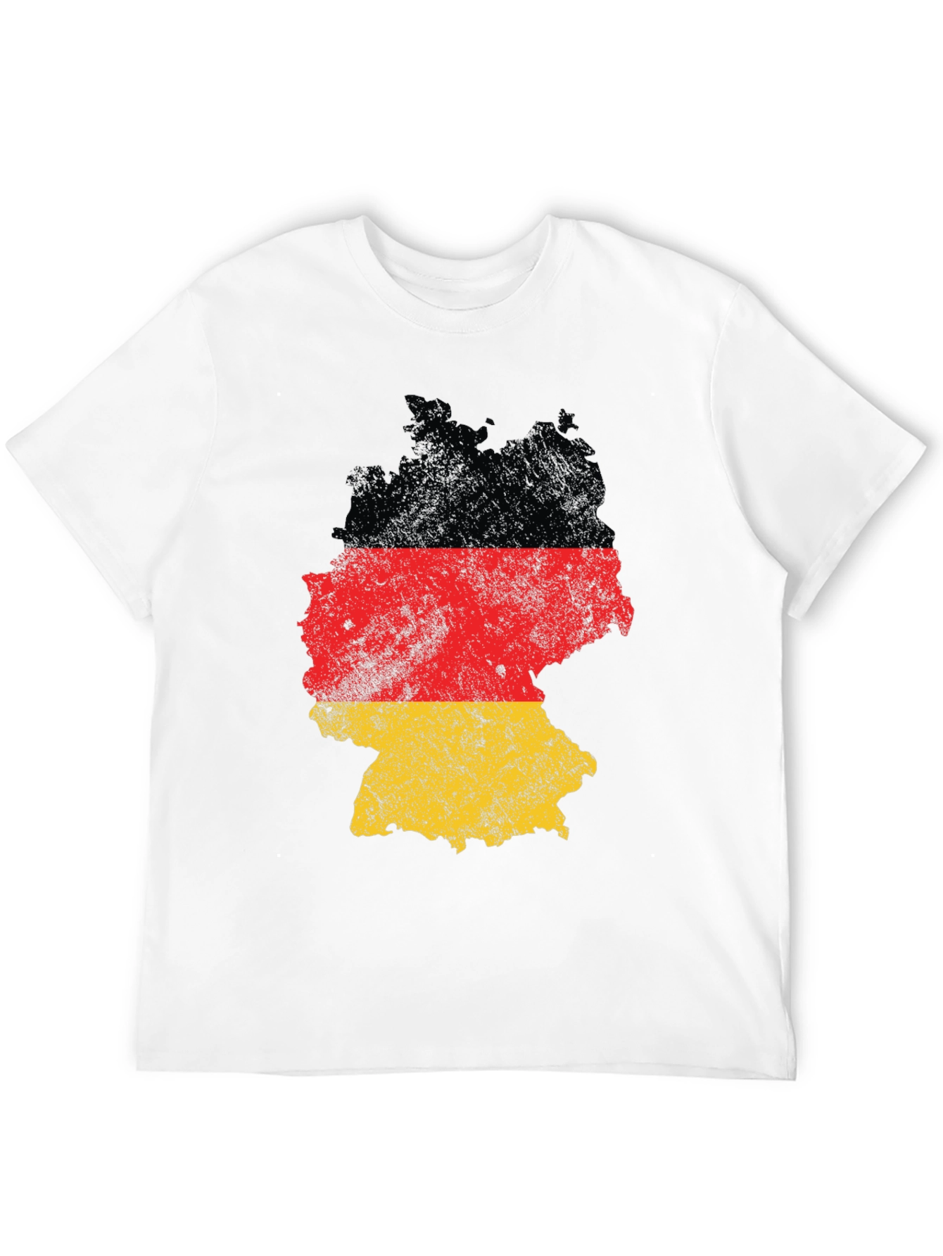 Germany Flag Map T-Shirt Black