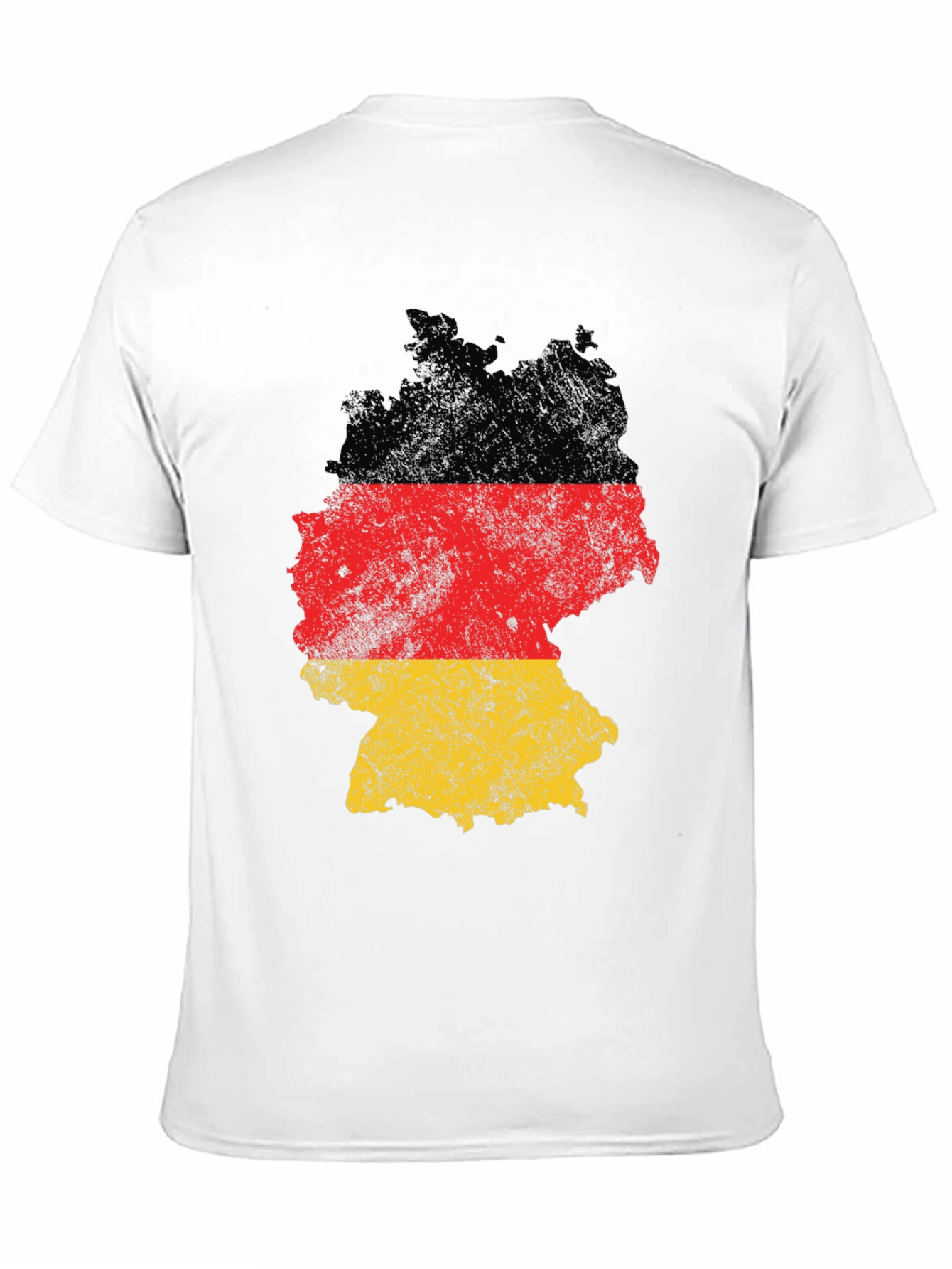Germany Flag Map T-Shirt Black